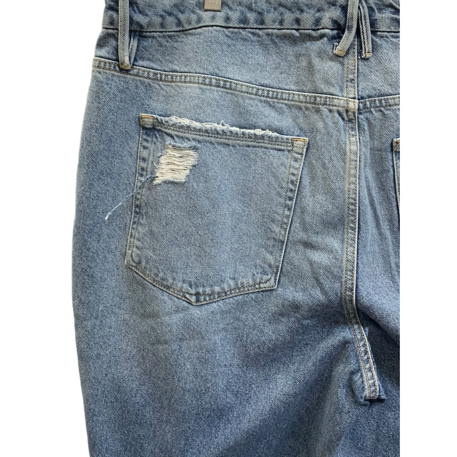 Good American NWT Good American Good Boy Ripped Jeans SZ 16 Size 38" / US 16 / IT 52 - 7 Thumbnail