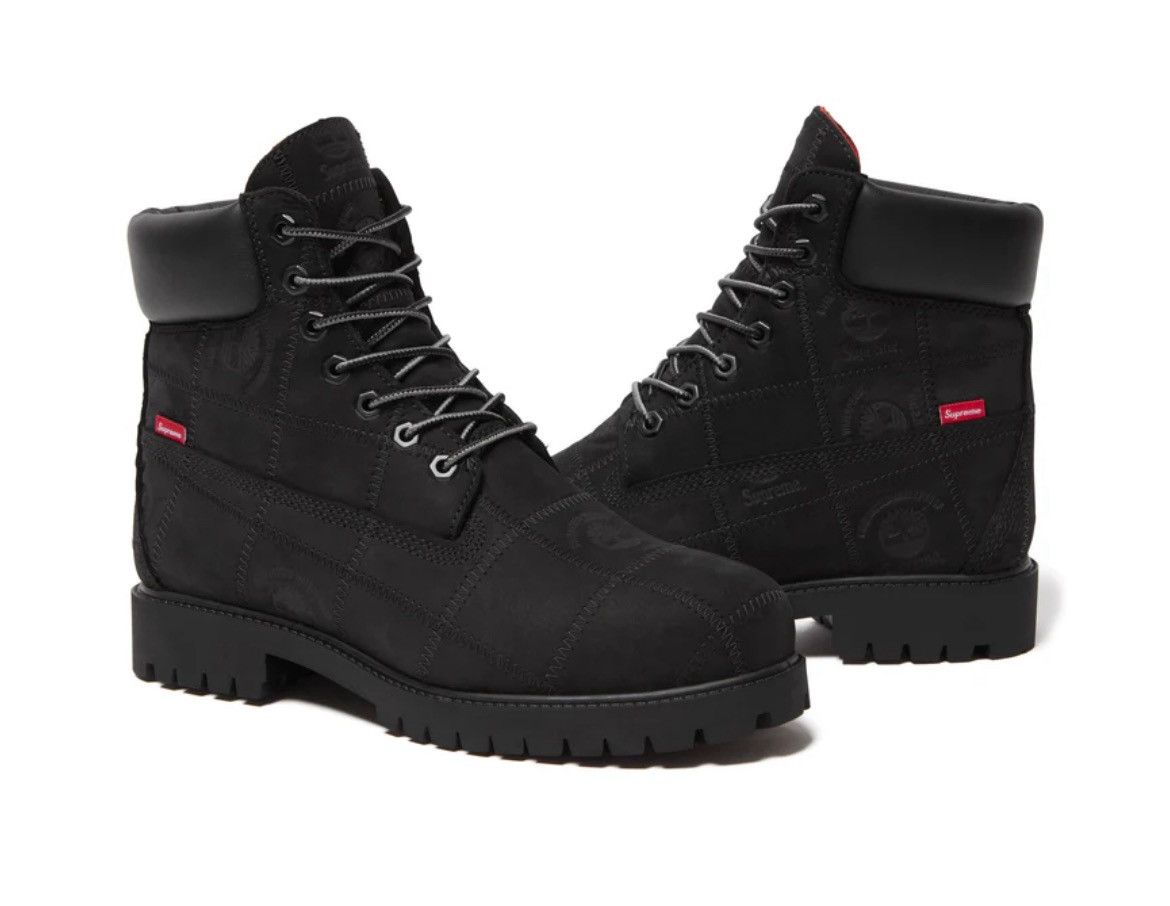 Supreme × Timberland Supreme®/Timberland® Patchwork 6" Premium Waterproof Boot Size US 12 / EU 45 - 1 Thumbnail