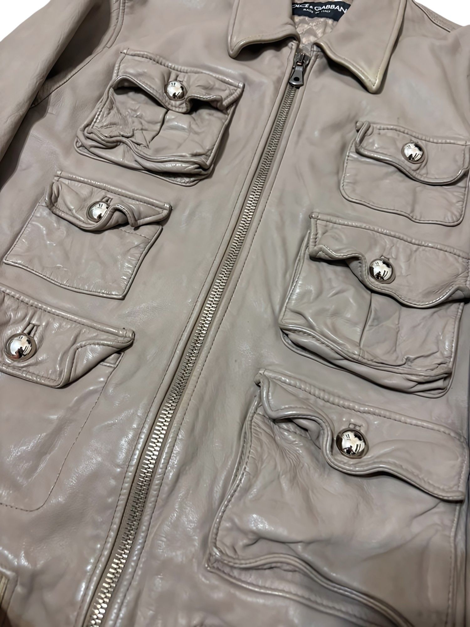 Dolce & Gabbana F/W 2006 RUNWAY LEATHER JACKET Size US M / EU 48-50 / 2 - 4 Thumbnail