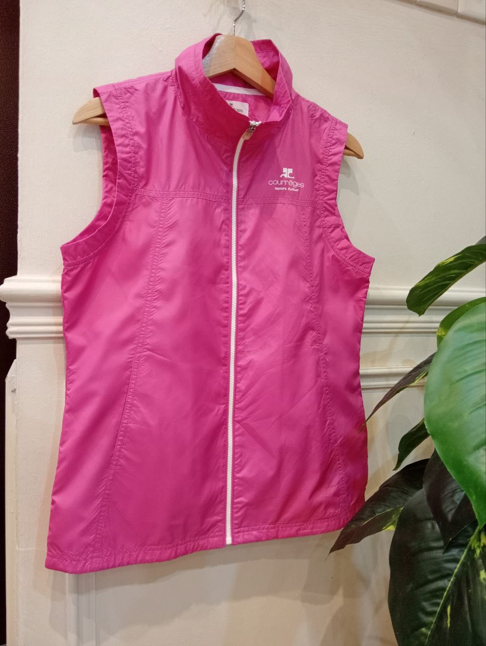 Courreges COURREGES SPORT FUTUR VEST JACKET - SIZE 40 PINK Size S / US 4 / IT 40 - 1 Thumbnail