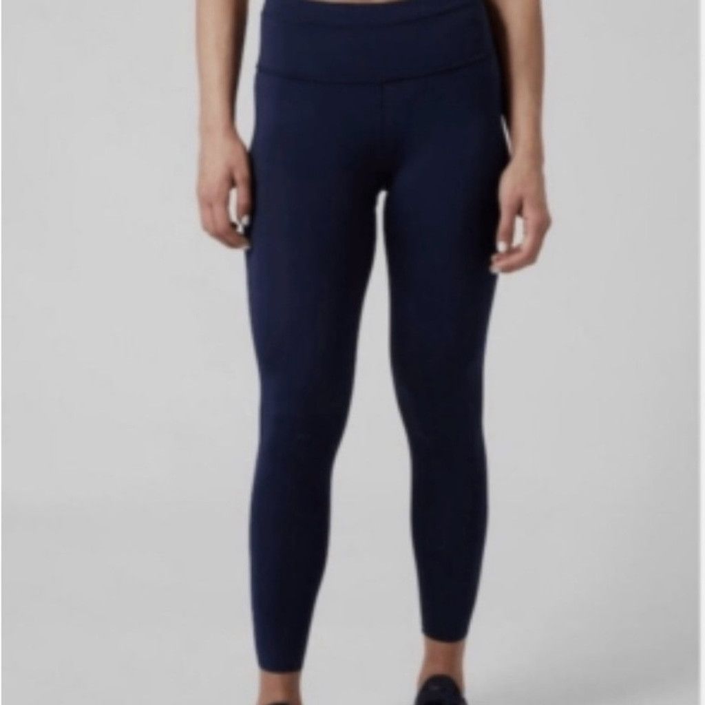 Athleta Athleta Accelerate 7/8 Tight Navy Leggings | EUC | Sz XS Size 25" / US 0 / IT 36 - 1 Thumbnail