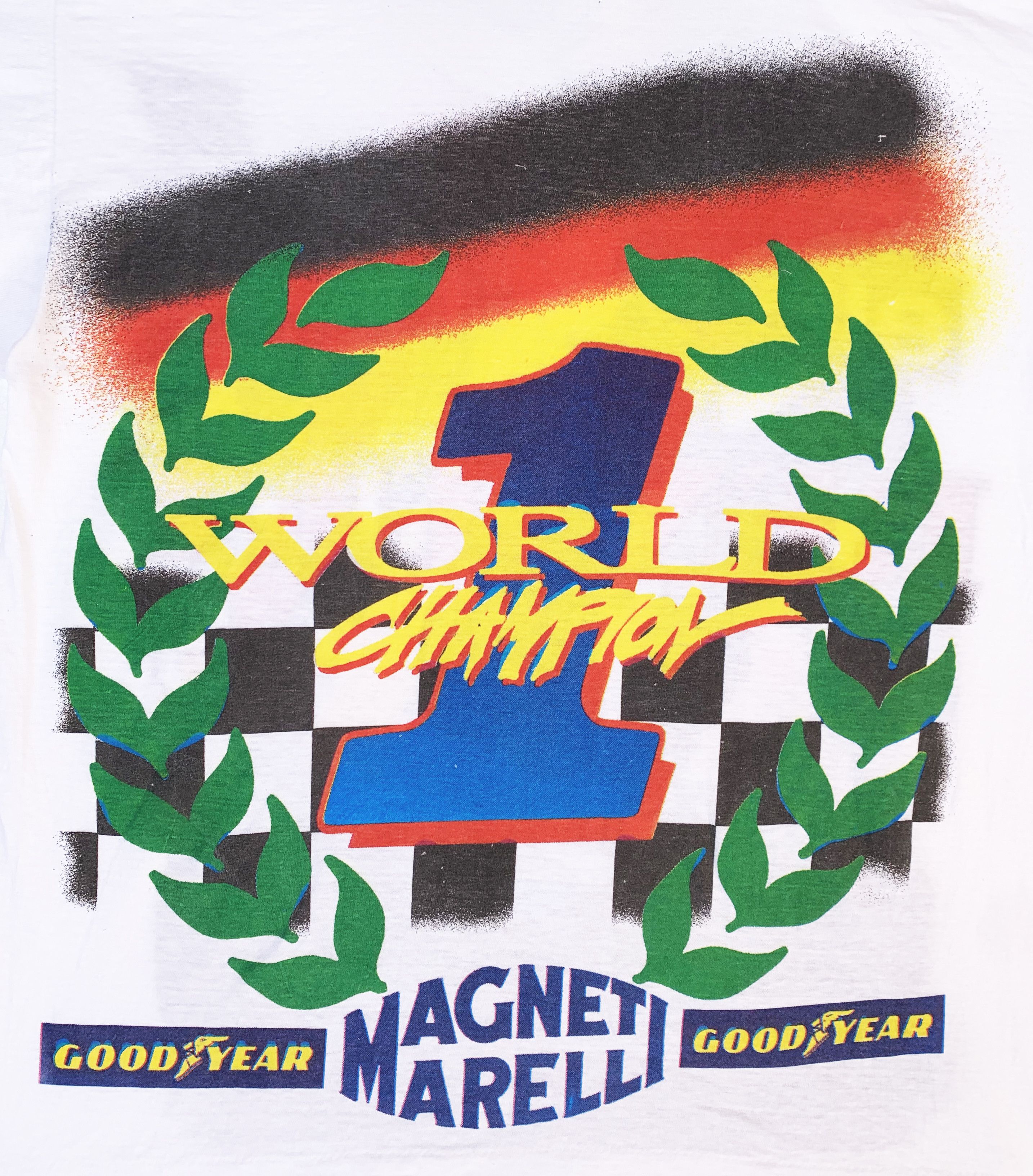 Vintage 90s RENAULT T shirt Racing Tee Formula One Single Stitch Size US M / EU 48-50 / 2 - 6 Thumbnail