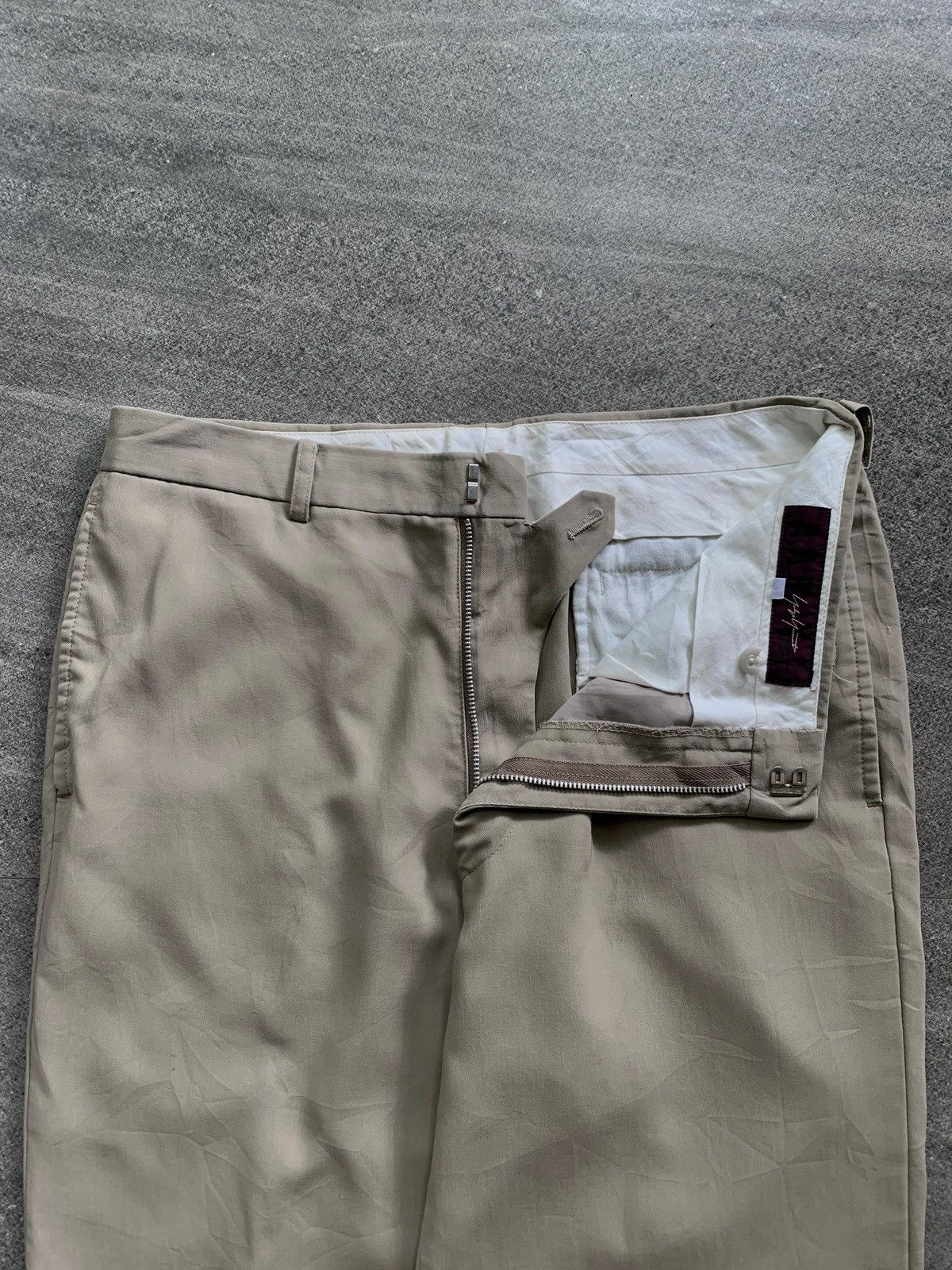 Yohji Yamamoto FREE TAX! AAR Wool Straight Trousers Size US 30 / EU 46 - 4 Thumbnail