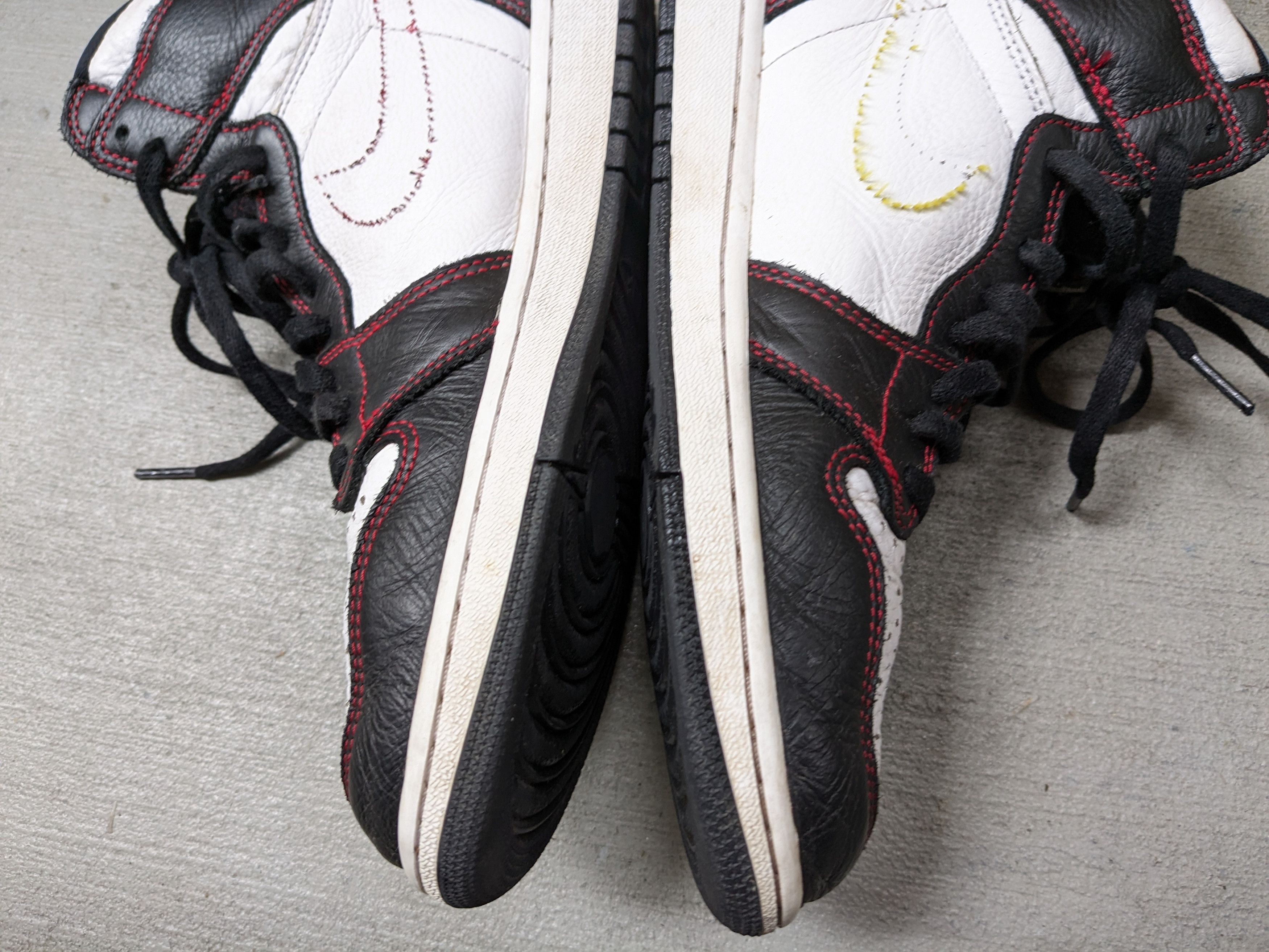 Jordan Brand Nike Air Jordan 1 High Defiant 11 Retro Leather CD6579-071 Size US 11 / EU 44 - 6 Thumbnail