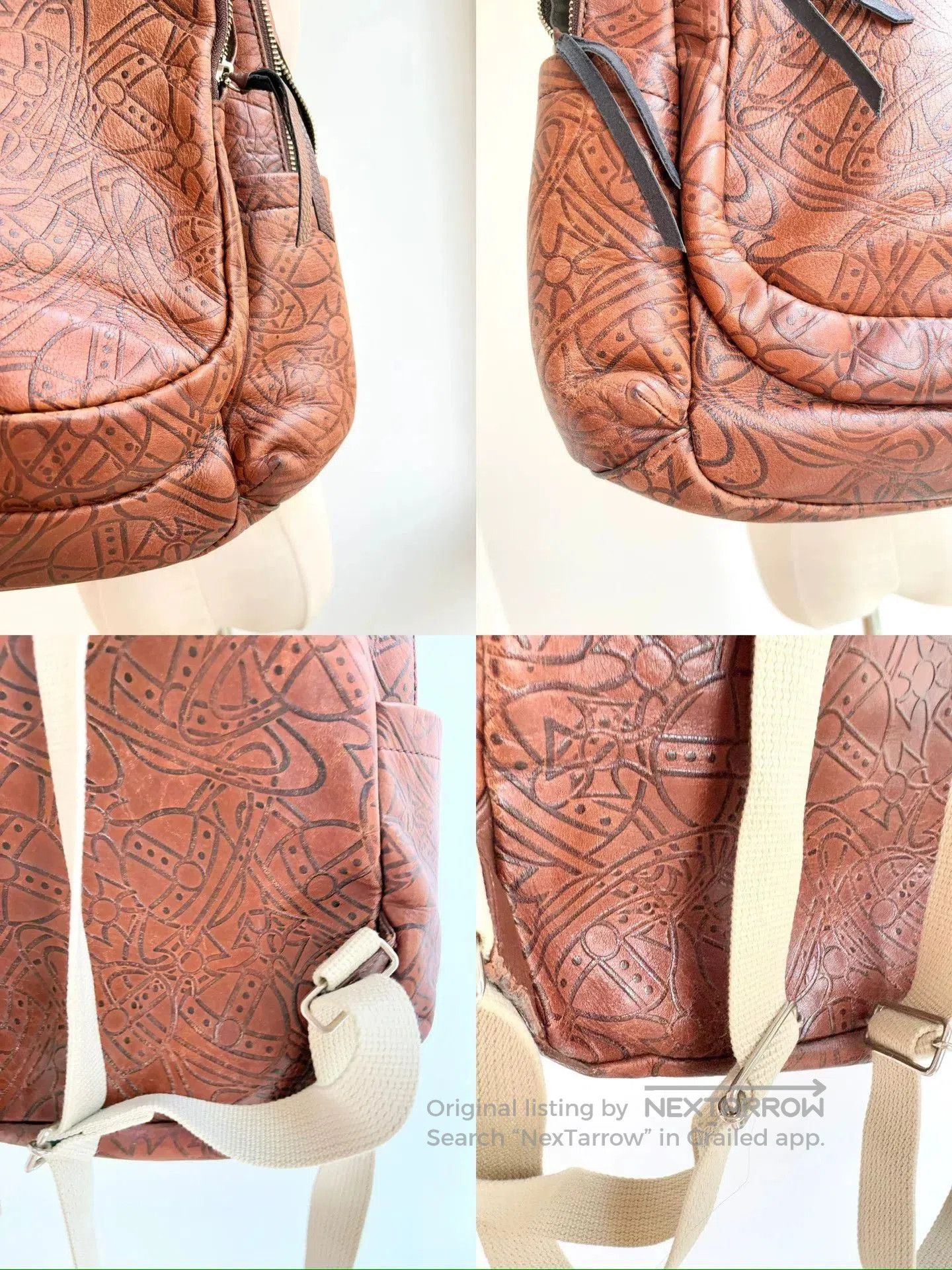 Vivienne Westwood Vivienne Westwood Brown Saturn Backpack. Size ONE SIZE - 5 Thumbnail