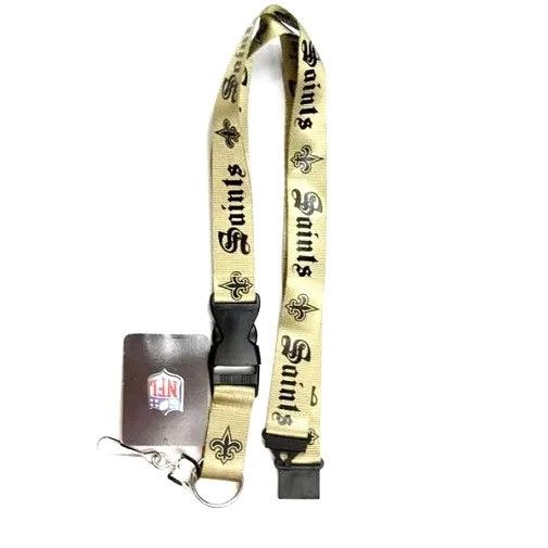 Other New Orleans Saints Lanyard Keychain 2-Sided Old English Font Size ONE SIZE - 2 Thumbnail