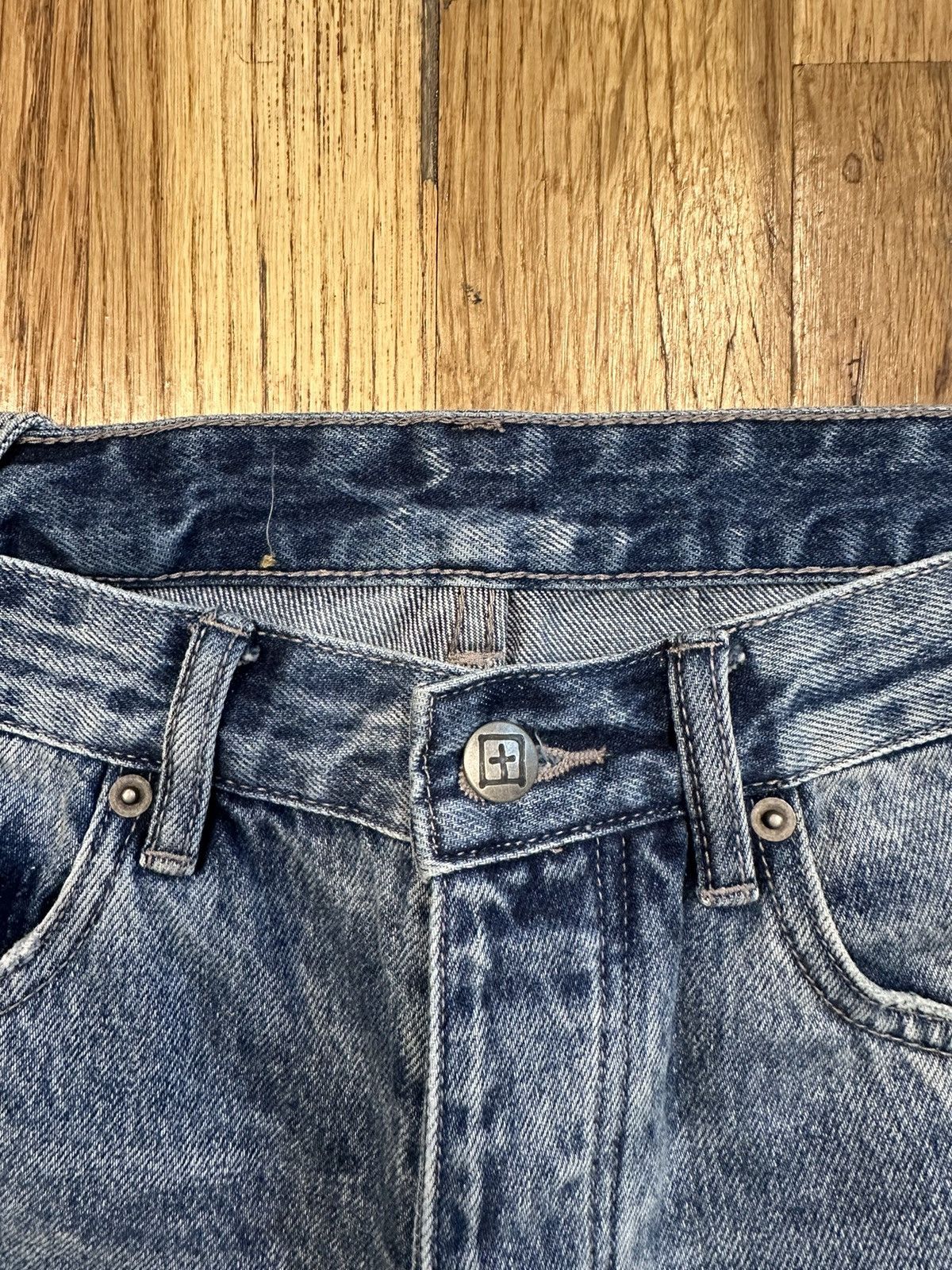 Ksubi Ksubi Knee Patch Blue Denim Jeans Size 30 Size US 30 / EU 46 - 4 Thumbnail