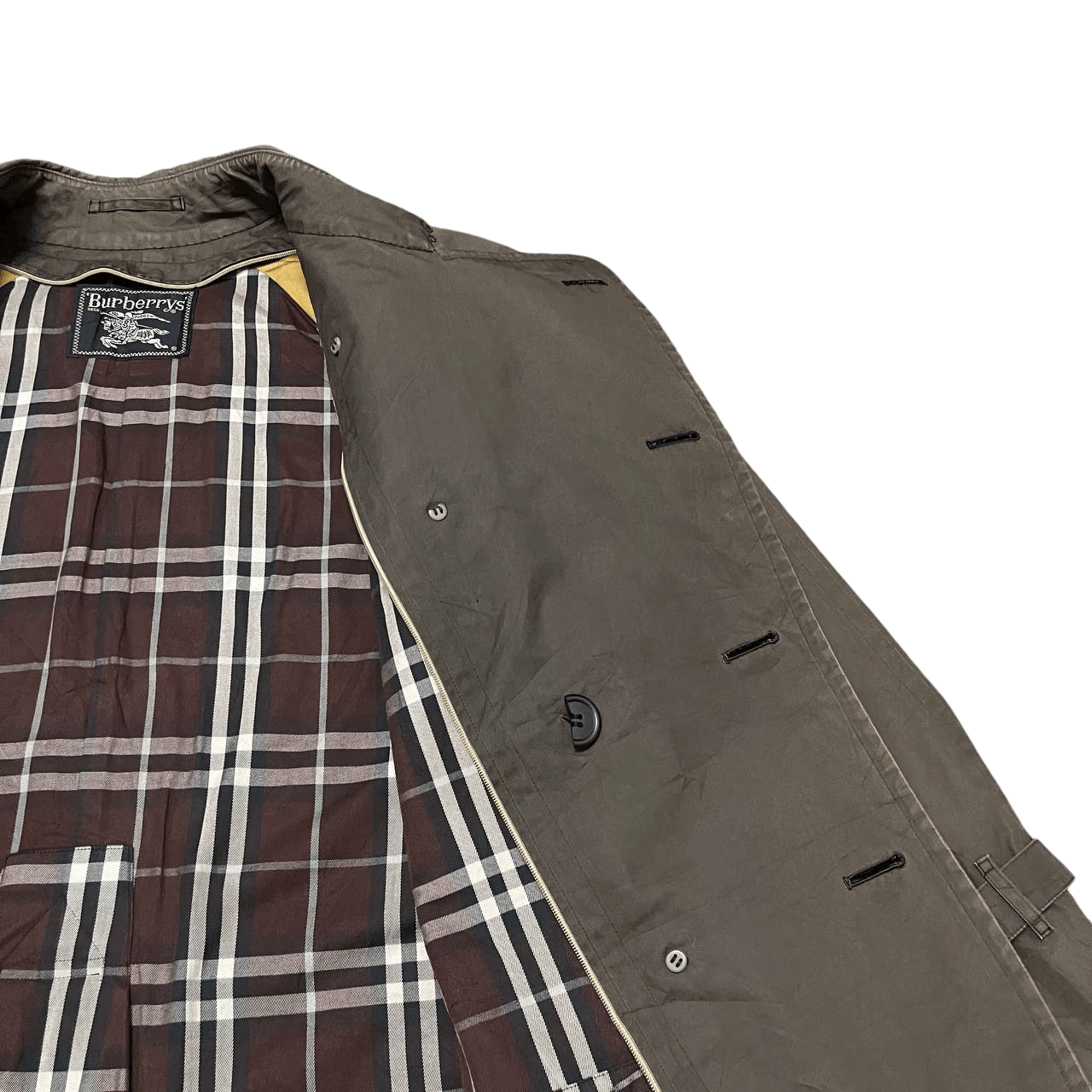 Burberry Vintage Burberry Nova Check Trench Coat Size US L / EU 52-54 / 3 - 6 Thumbnail