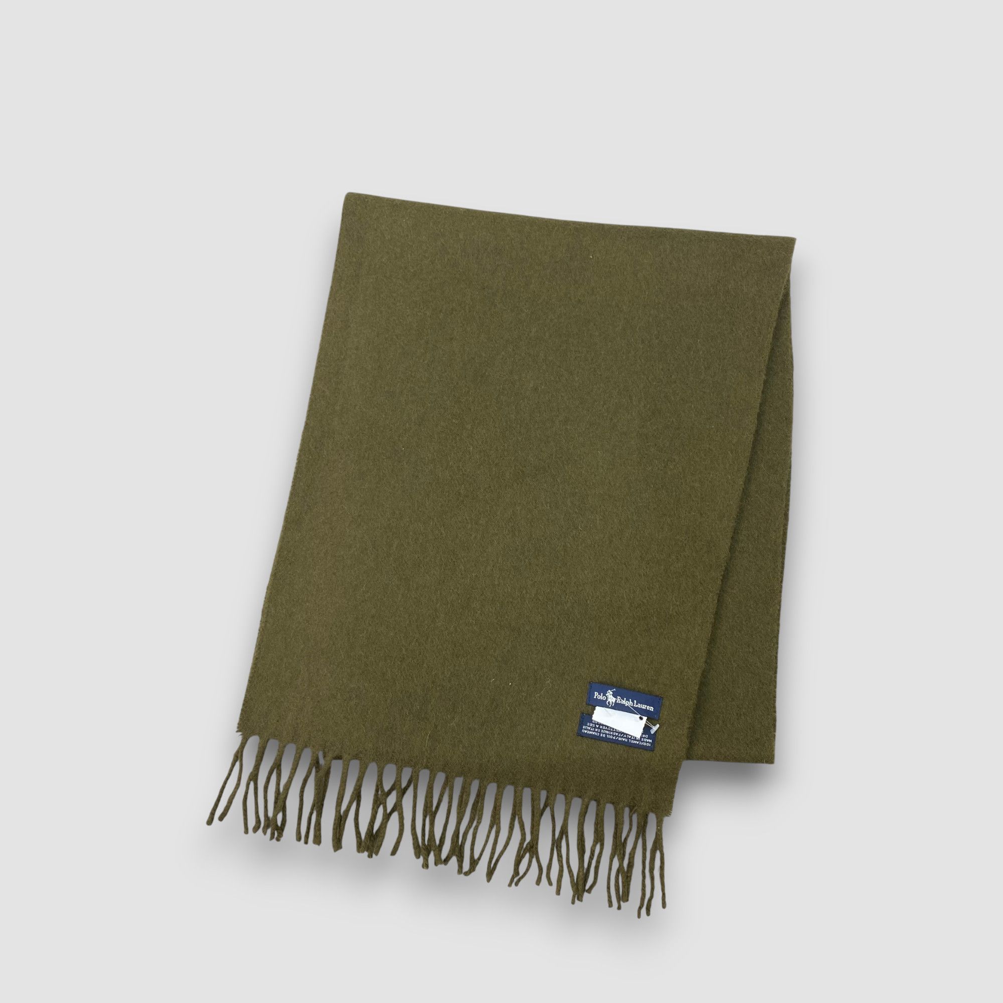 Polo Ralph Lauren Vintage Polo Ralph Lauren Scarf Muffler Wool Fringe Scarves Size ONE SIZE - 3 Thumbnail