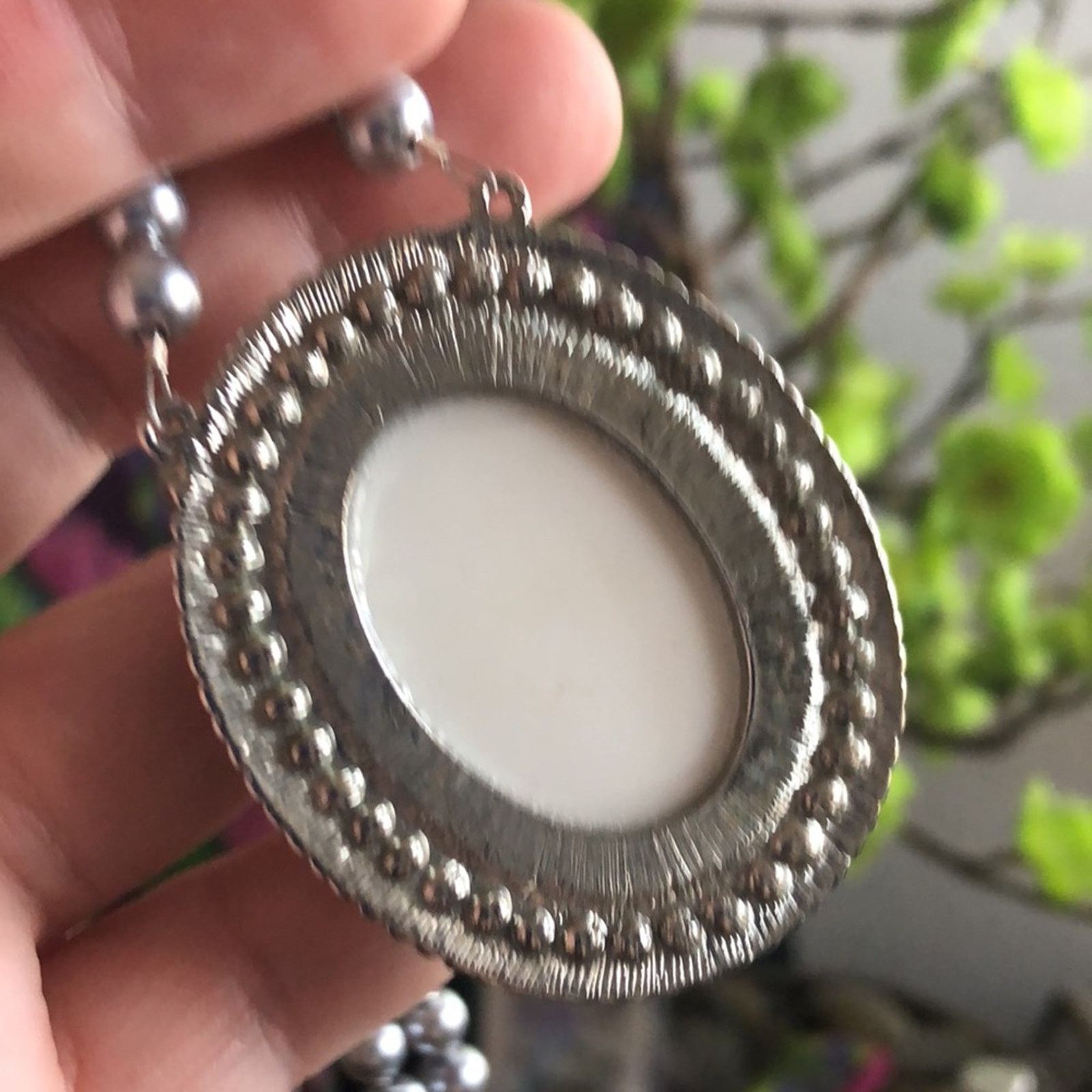 Handmade Handcrafted repurpose animal print halo Pearl necklace Size ONE SIZE - 11 Thumbnail