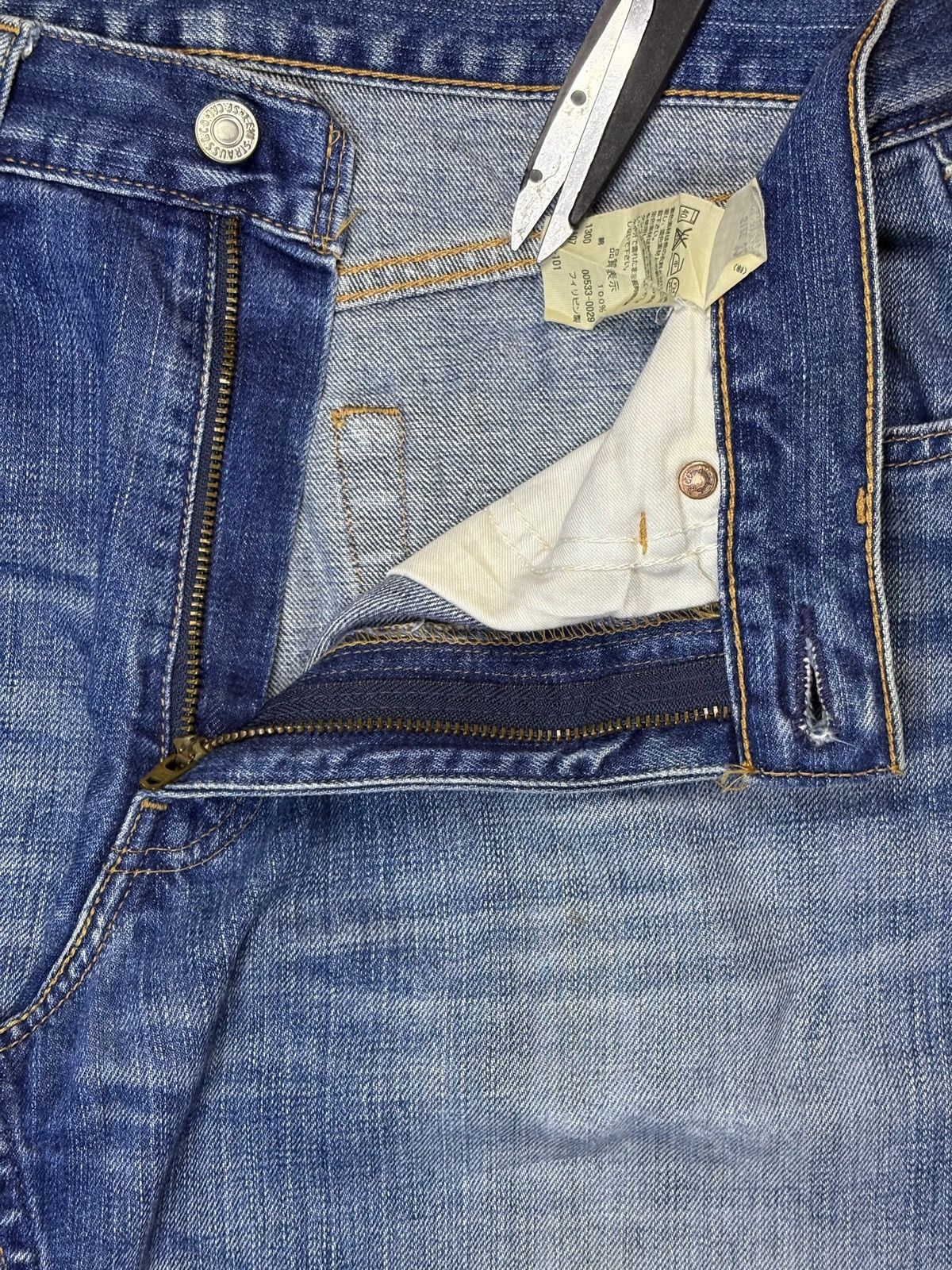 Levi's × Vintage Vintage 90s Levis 533 Mud Wash Baggy Jeans Size US 31 - 9 Thumbnail
