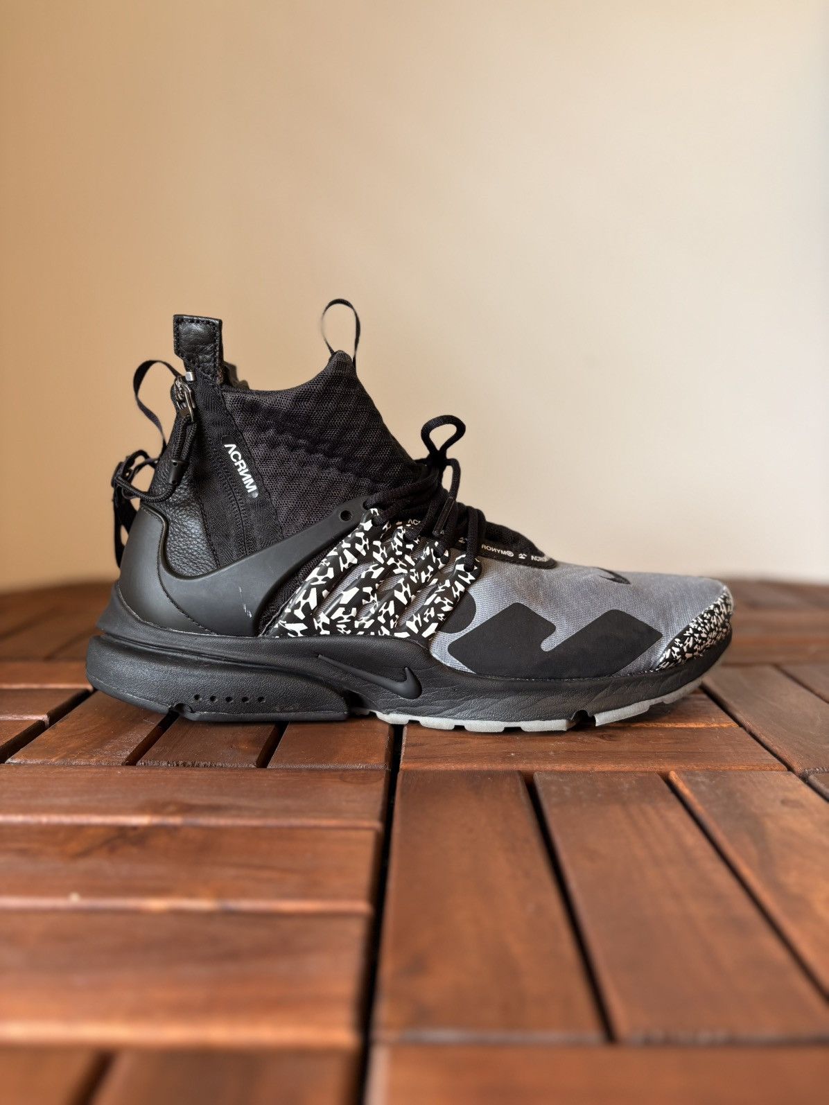 Nike Air Presto Mid Acronym “Cool Grey” – US10 – 2016 Collab