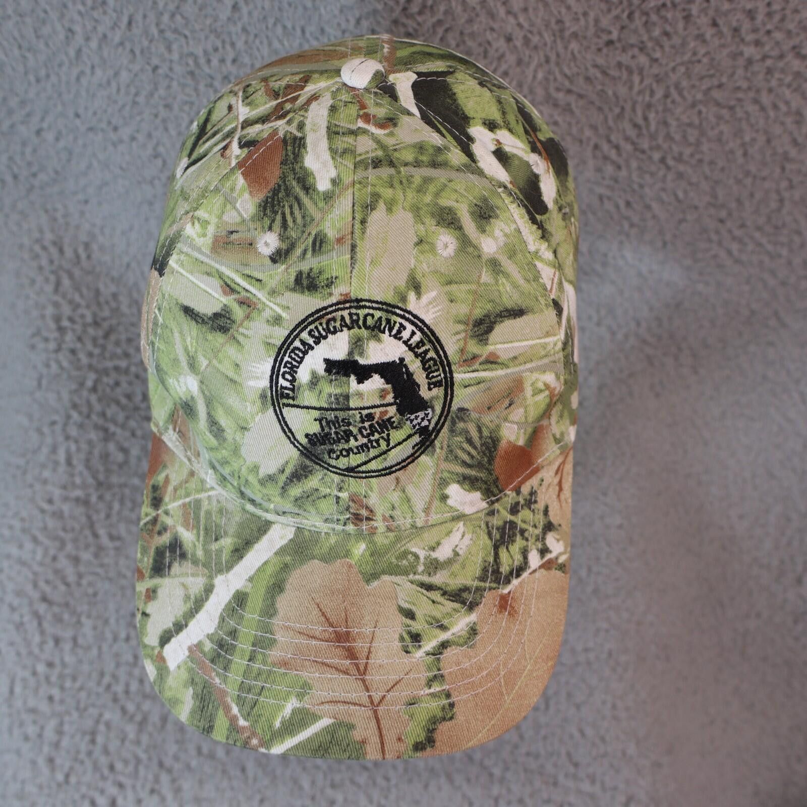 The Unbranded Brand Florida Sugar Cane Camo Hat Cap Cotton Strap Tree Dad Hat Size ONE SIZE - 3 Thumbnail