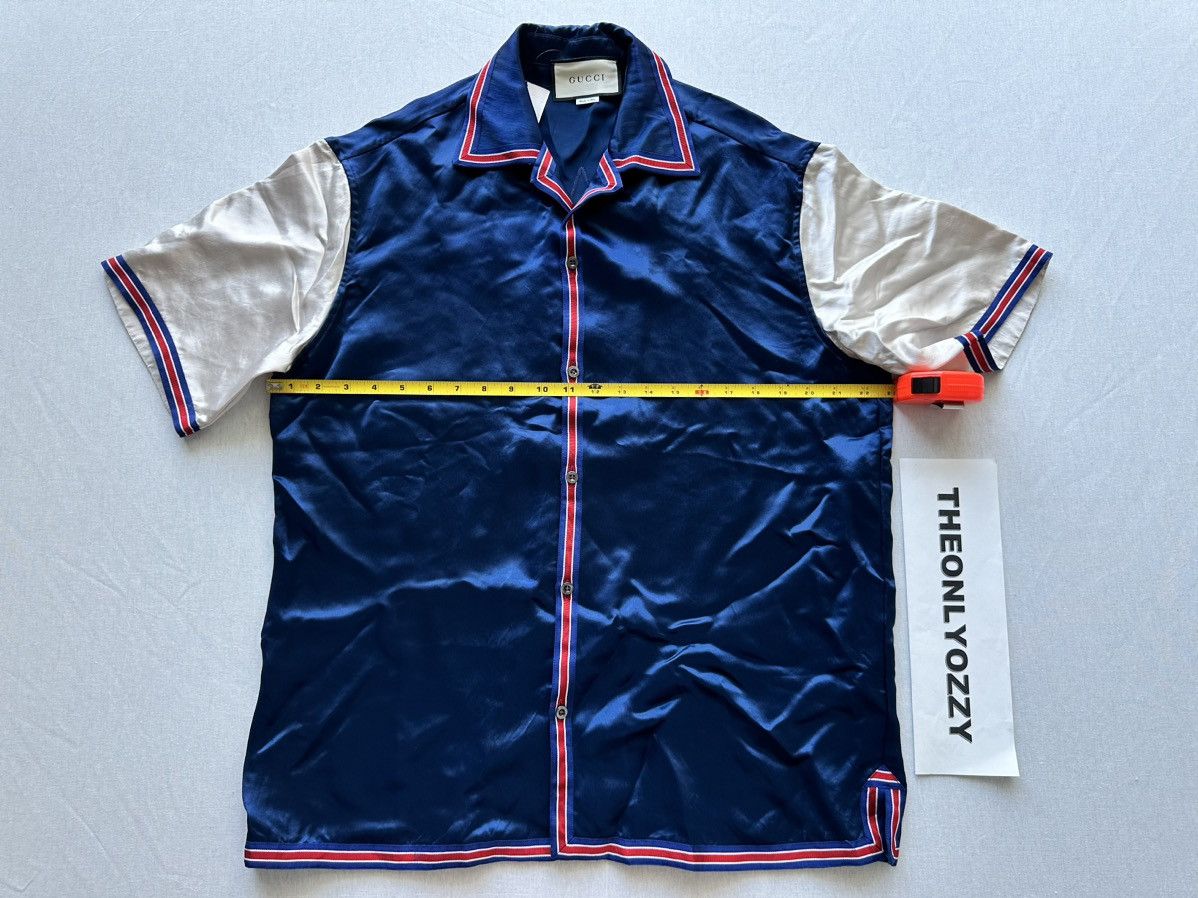 Gucci Gucci Acetate Bowling Shirt Double G Butotn Up sz 50 Size US M / EU 48-50 / 2 - 2 Thumbnail