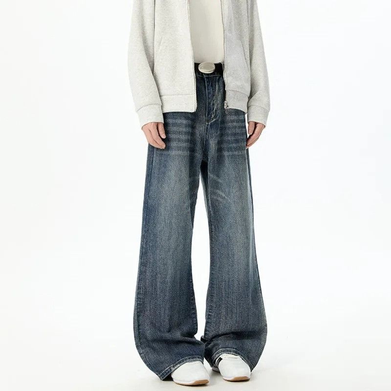 Japanese Brand Denim Pants Washing Gradient Color Size US 32 / EU 48 - 2 Thumbnail