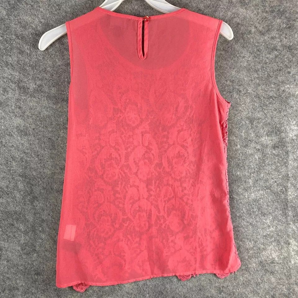 Cynthia Rowley Cynthia Rowley Tank Top Small Women's Pink 100% Cotton S Size S / US 4 / IT 40 - 7 Thumbnail