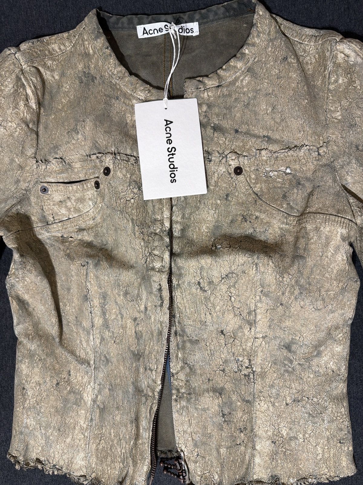 Acne Studios Acne Studios Denim Jacket Distressed Size XS / US 0-2 / IT 36-38 - 3 Thumbnail