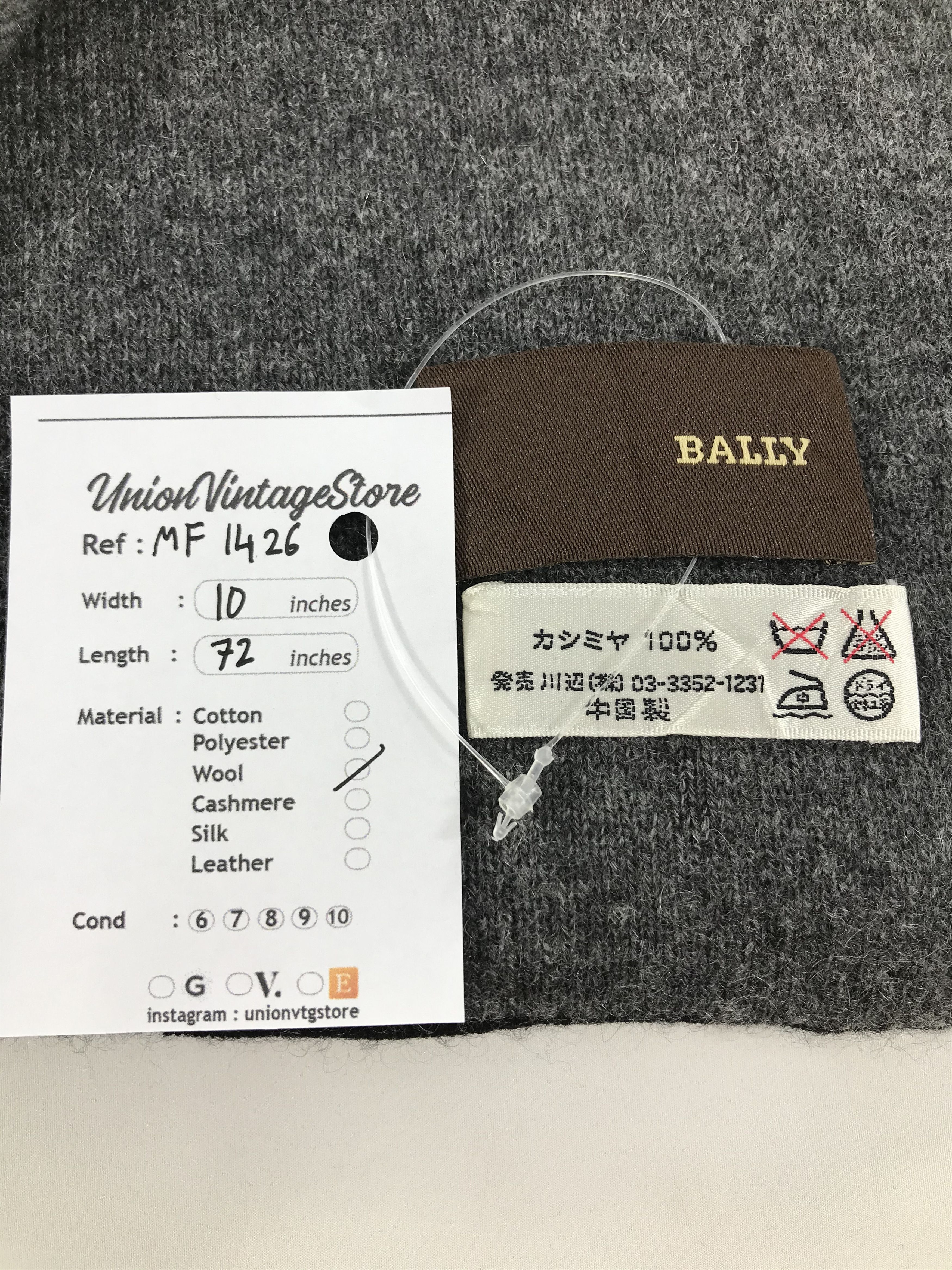 Bally Vintage Bally Scarf/Muffler/Neckwear MF1426 Size ONE SIZE - 4 Thumbnail