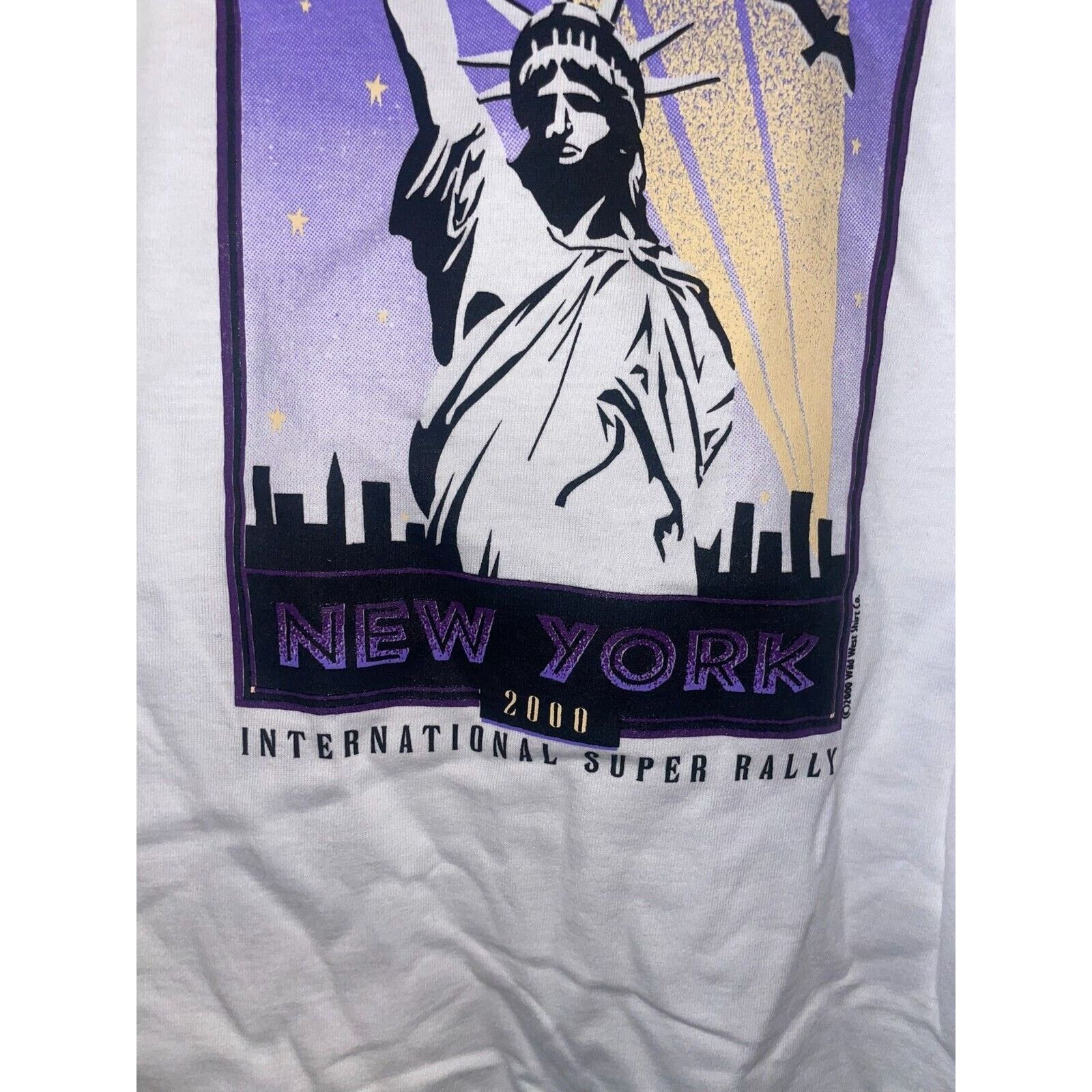 Jerzees Y2K New York Shirt Forever Living Products S White Promo Tee Size US S / EU 44-46 / 1 - 6 Thumbnail