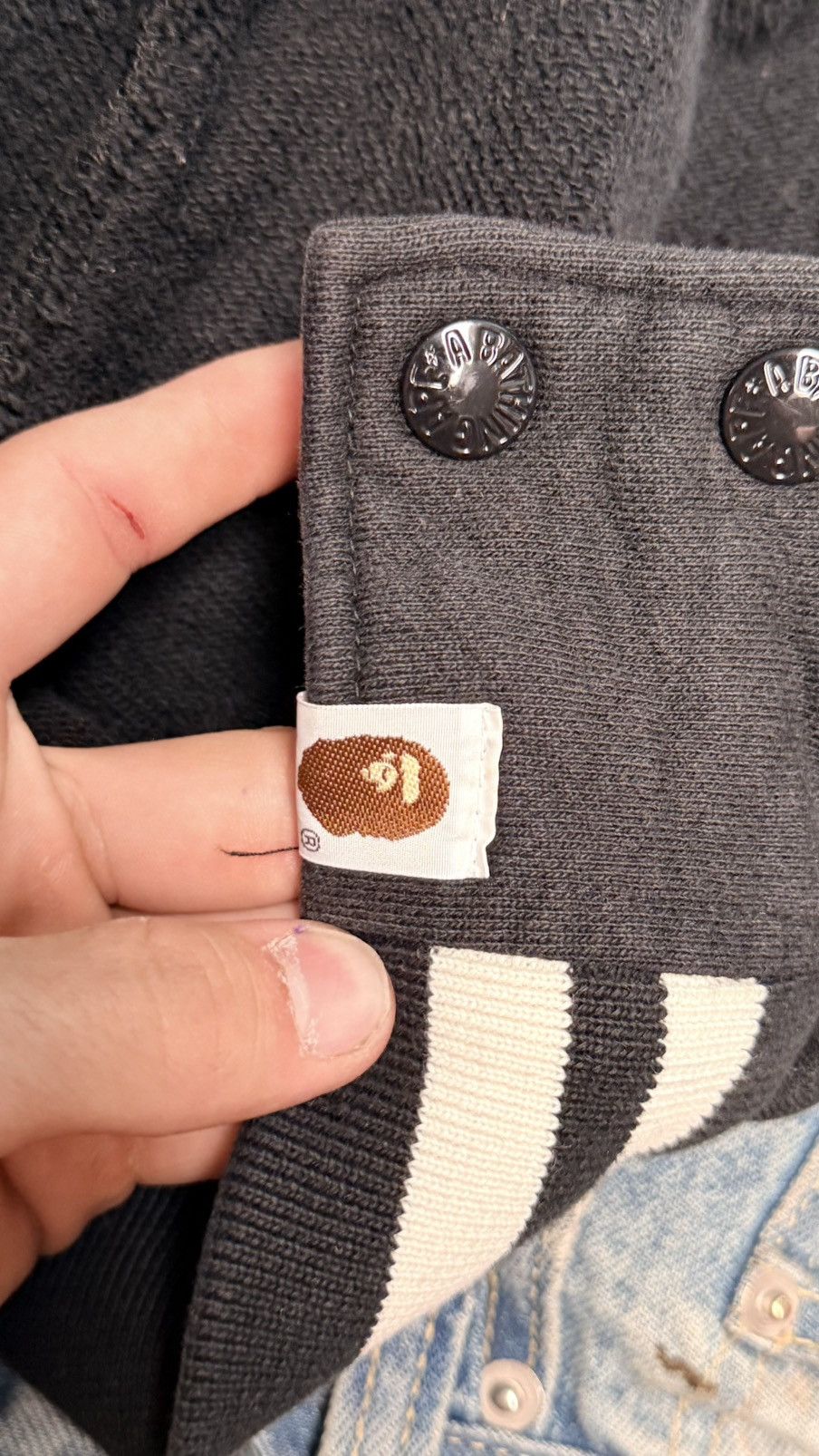 Bape Bape college Button Up Jacket Size US L / EU 52-54 / 3 - 10 Thumbnail