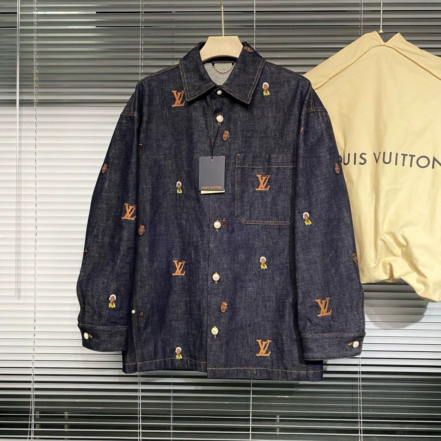 Louis Vuitton LV Nigo Collaboration Denim Jacket SS24 Size US S / EU 44-46 / 1 - 1 Thumbnail