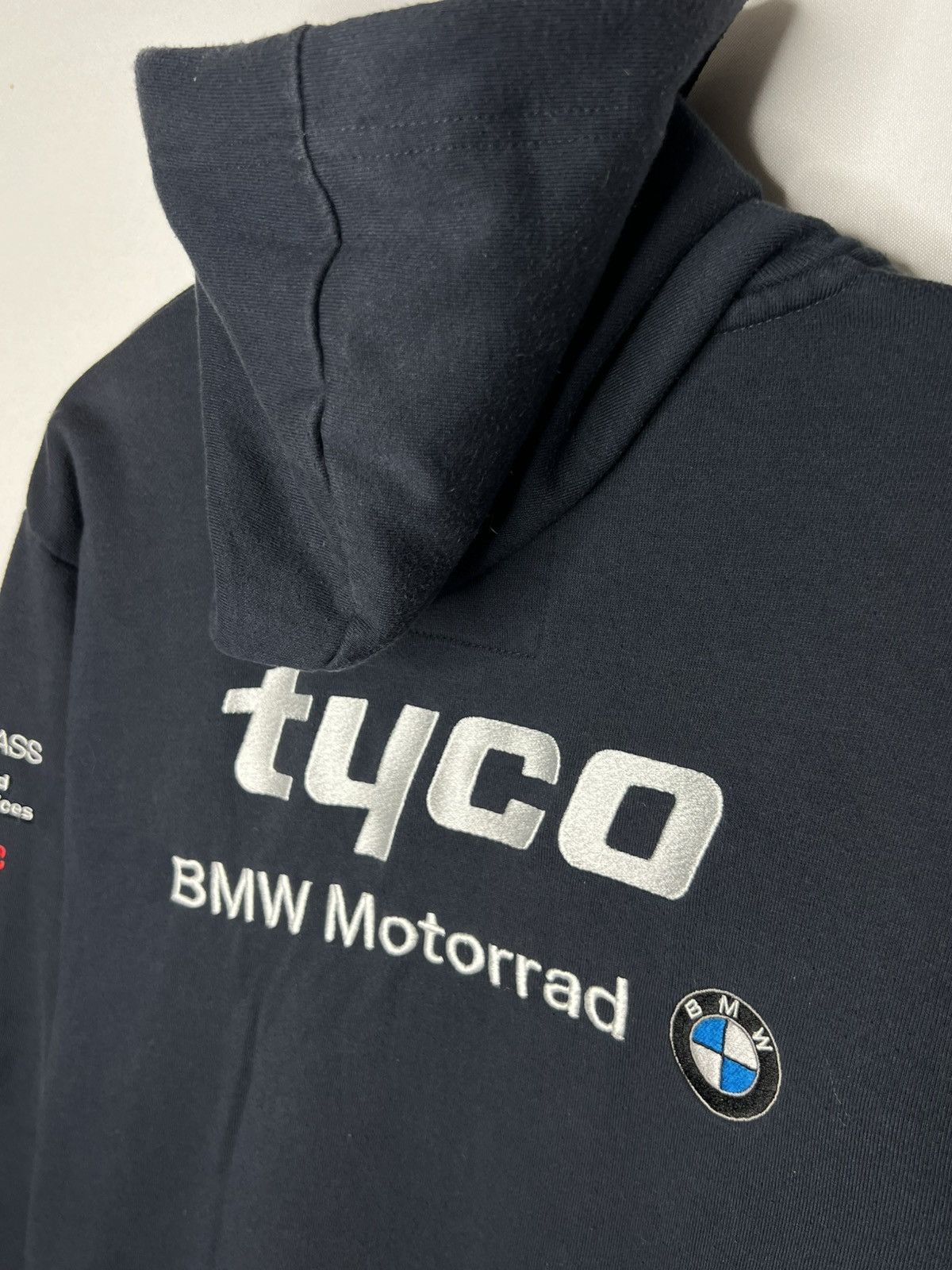 BMW BMW Tyco Motorrad Full Zip Hoodie Full Sponsors Rare Size US L / EU 52-54 / 3 - 10 Thumbnail
