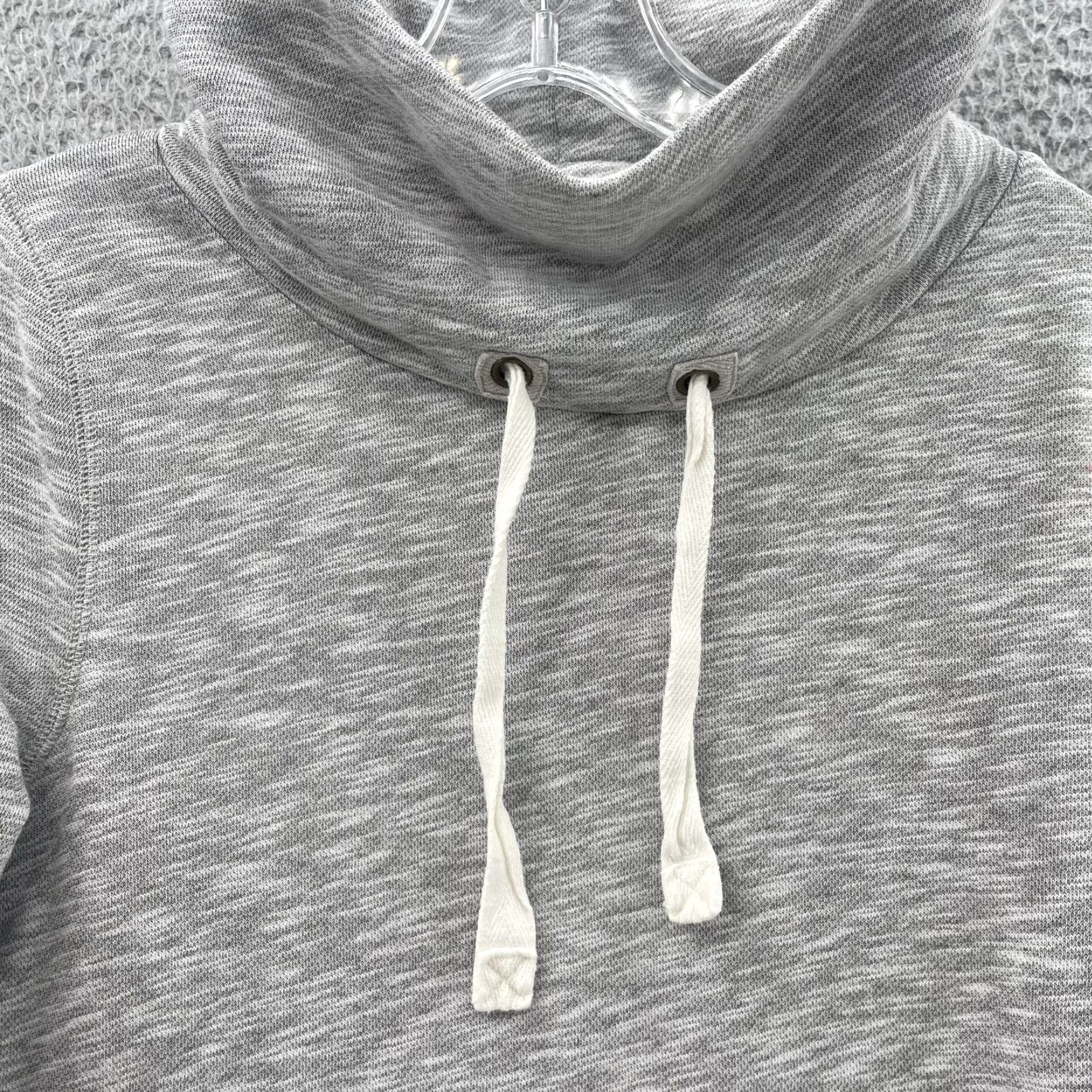 Boden Boden Sweater Women's Small Cowl Funnel Neck Travel Comfort Loungewear Athleisure Shirt Womens Gray 90s Preppy Sportswear Gym Coastal Travel Size S / US 4 / IT 40 - 3 Thumbnail