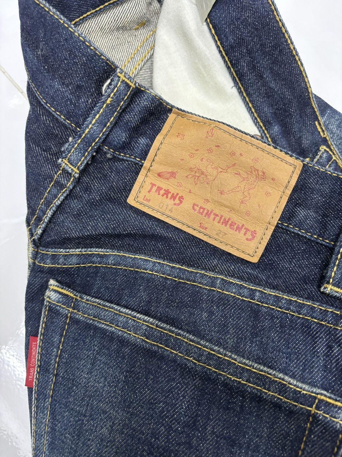 Yohji Yamamoto 🔥TRANS CONTINENTS JAPANESE DENIM JEANS Size US 28 / EU 44 - 10 Thumbnail