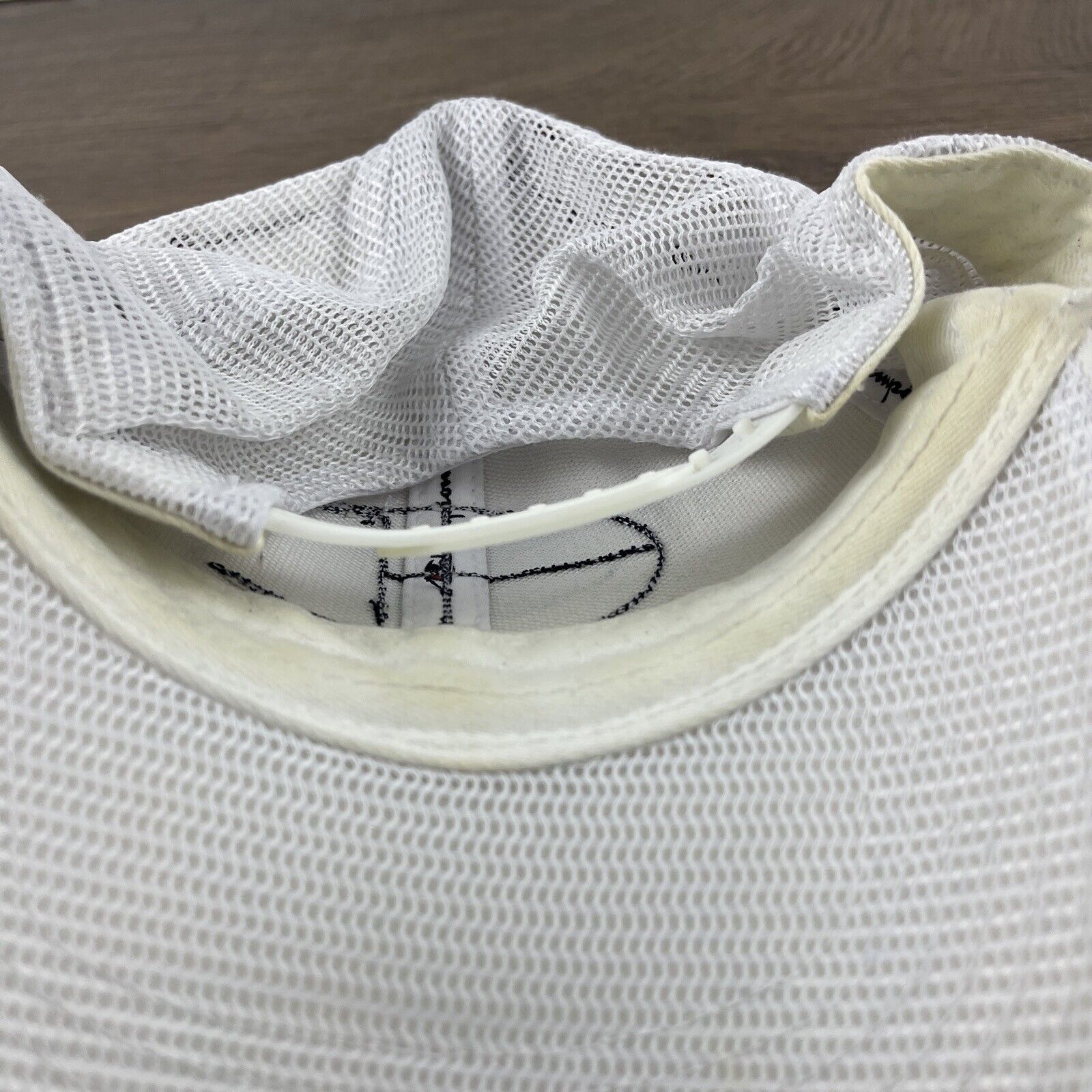 Champion Champion Brand Snapback Hat Champion White Hat Adjustable Ad Size ONE SIZE - 13 Thumbnail