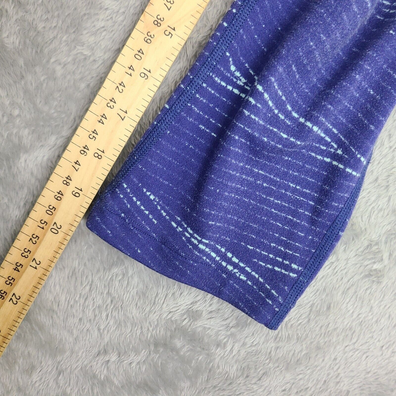 Nike Nike Running Dri-Fit Leggings Women's Size S Indigo and Teal Size 29" - 7 Thumbnail