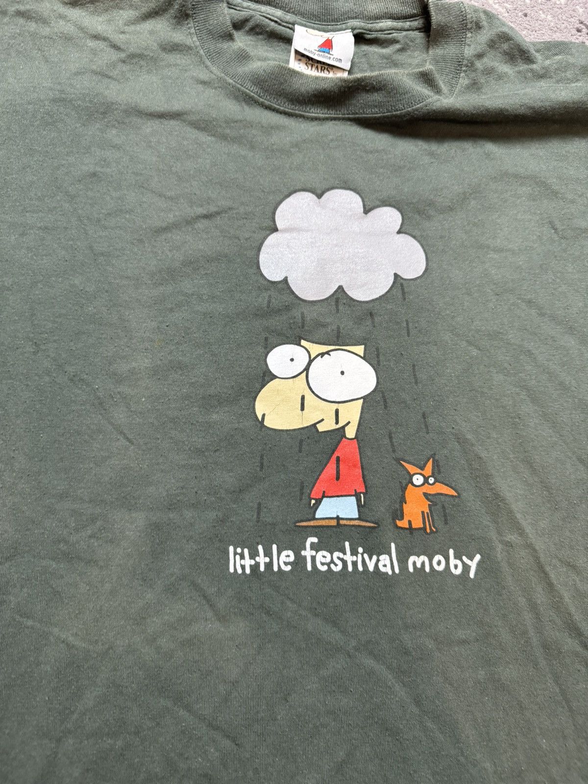 Band Tees × Vintage Vintage Y2K 1999 Moby Little Festival Idiot band rock tee Size US XL / EU 56 / 4 - 3 Thumbnail