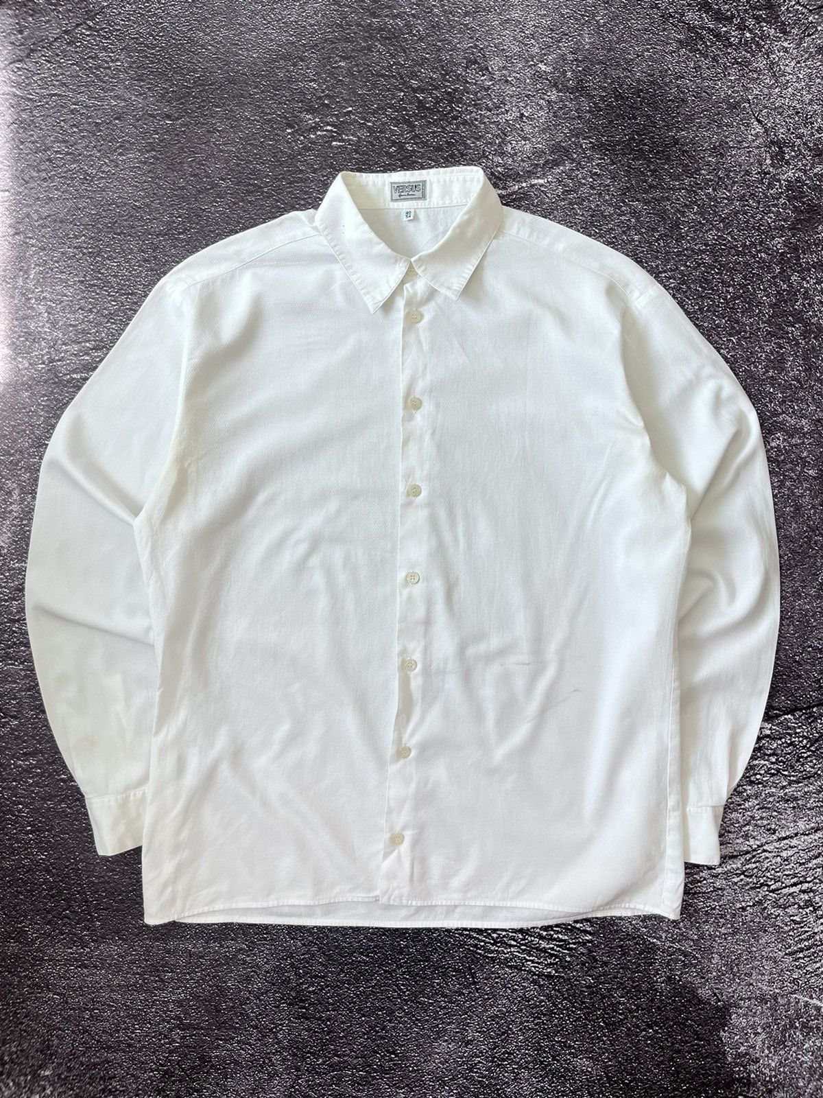 Versus Versace Versace Versus Business Fit Cotton Shirt | Vintage Size US L / EU 52-54 / 3 - 1 Thumbnail
