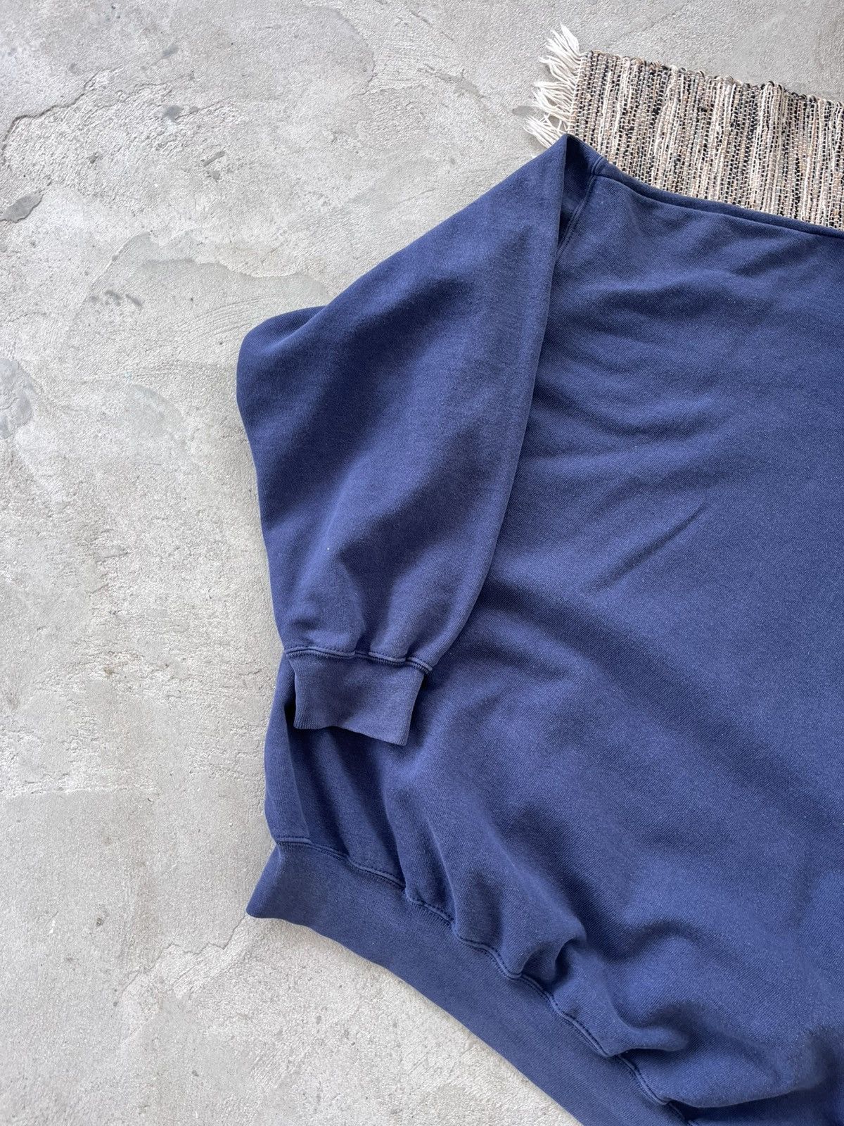 Fruit Of The Loom × Vintage Vintage Fruit of the Loom Faded Blue Hoodie oversized fit Size US XXL / EU 58 / 5 - 11 Thumbnail