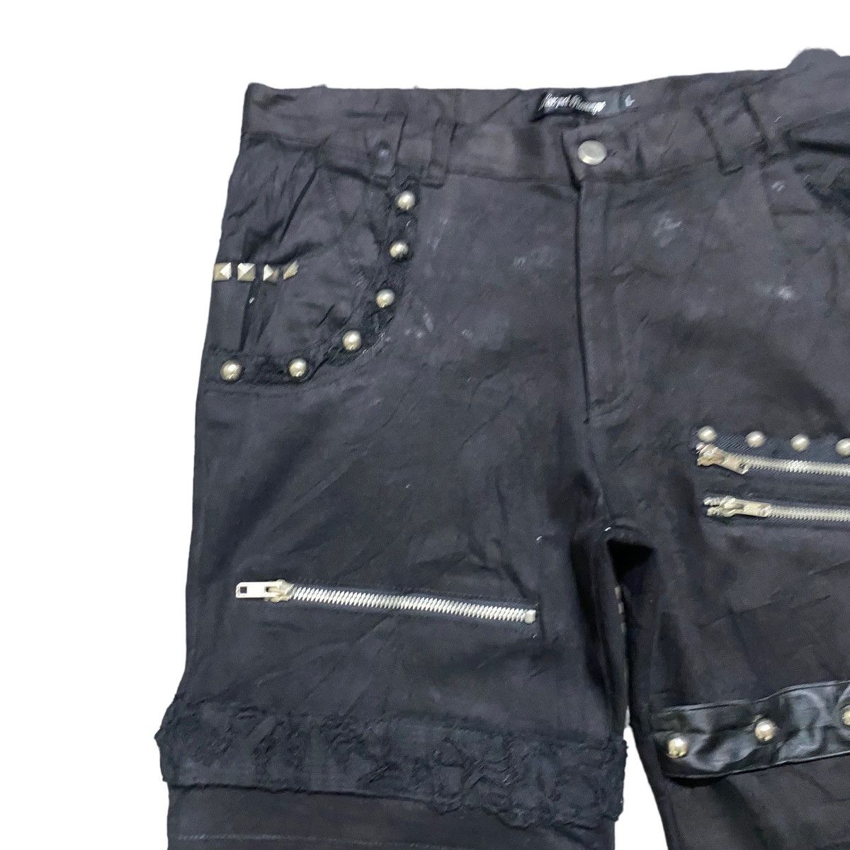 Sex Pot ReVeNGe Sexpot Revenge Bondage Pants' The Brain Is Invaded' Size US 33 - 4 Thumbnail