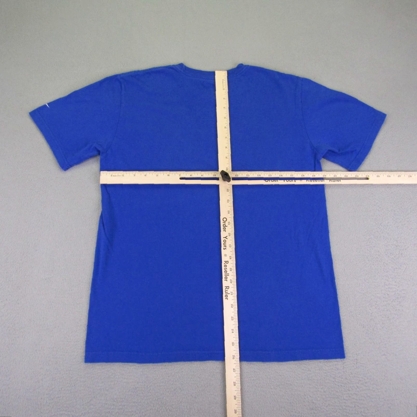 Nike VINTAGE Nike Graphic Print Shirt Mens Medium Blue Regular Fit Athletic Workout Gym Size US M / EU 48-50 / 2 - 5 Thumbnail