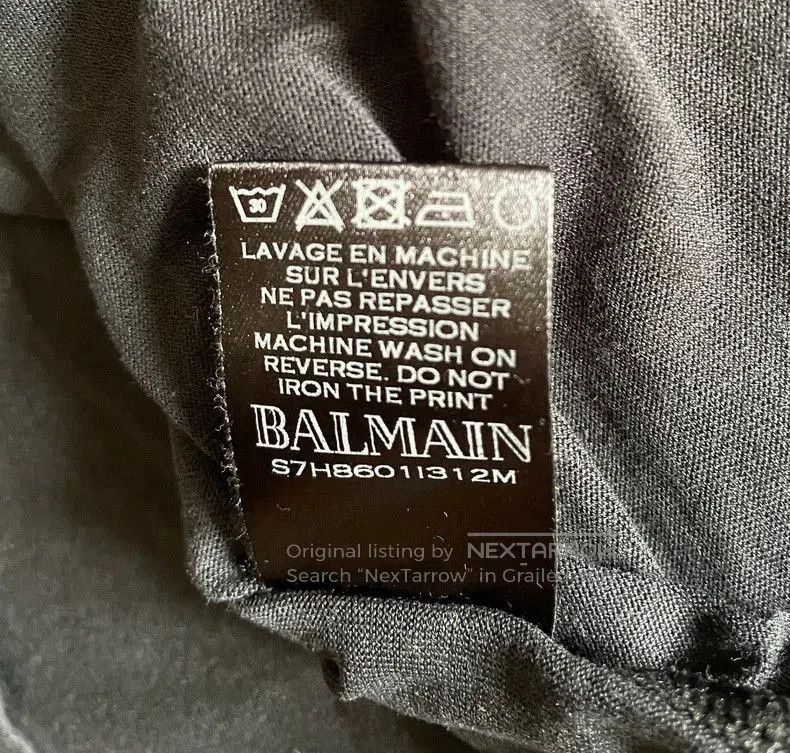 Balmain Balmain Short Sleeve T. Size US M / EU 48-50 / 2 - 6 Thumbnail