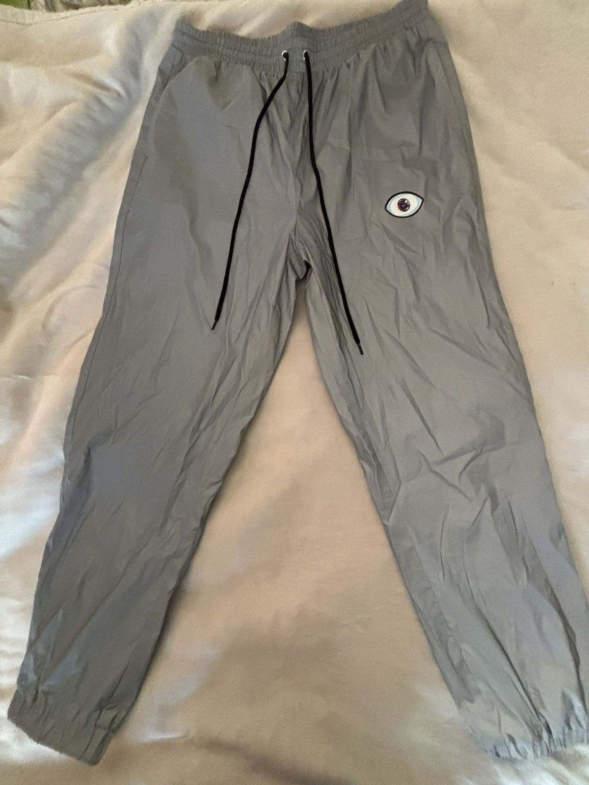 Other Bad Bunny X 100PRE Official Merch Reflective Jogger Size US 35 - 2 Thumbnail