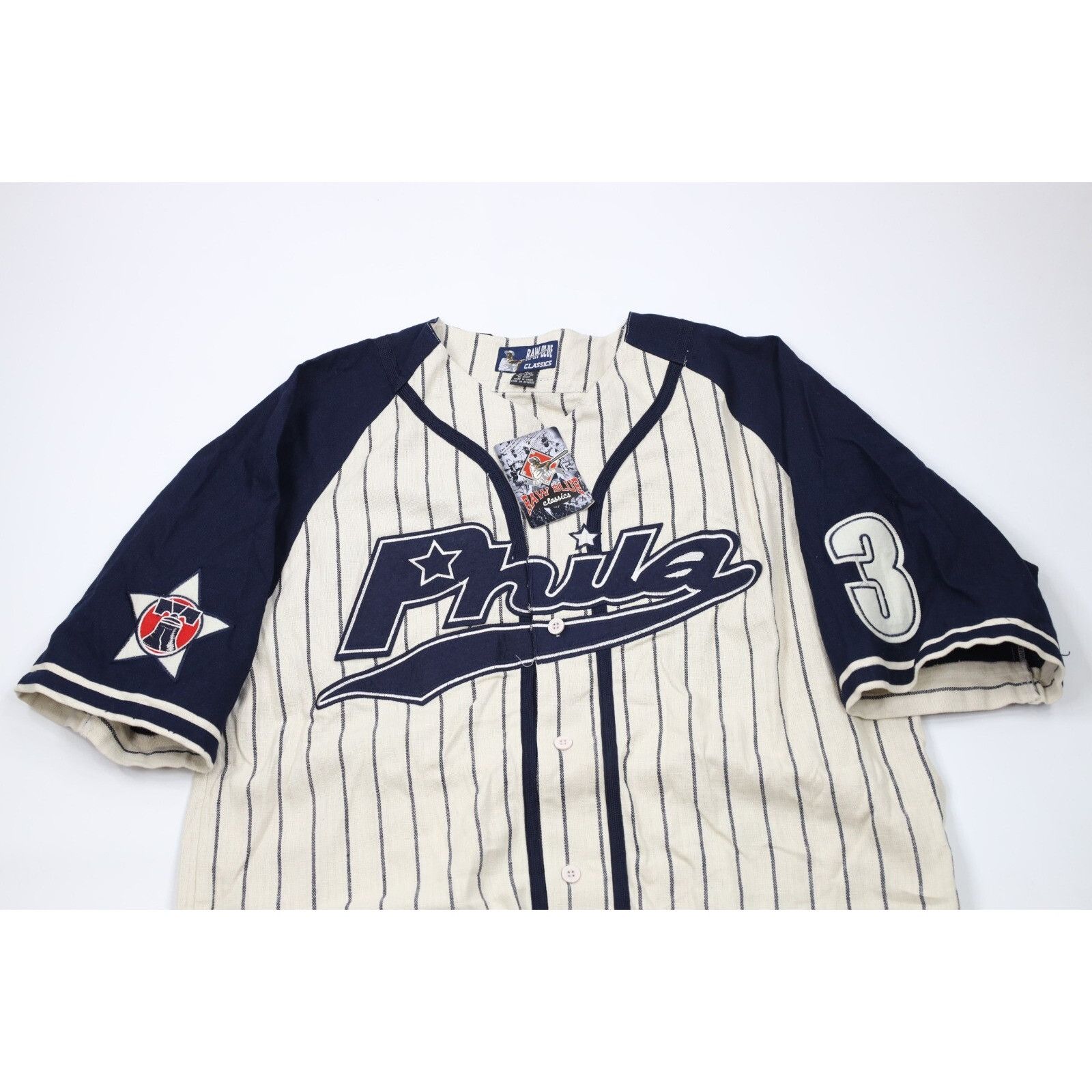 Vintage Vintage 90s Negro League Philadelphia Baseball Jersey Set Size US XL / EU 56 / 4 - 3 Thumbnail