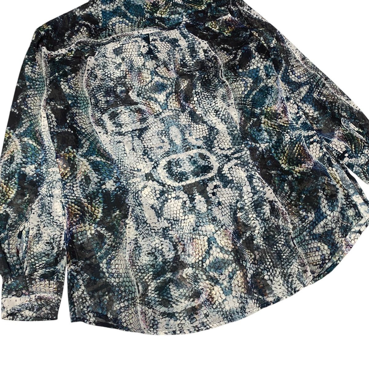 If Six Was Nine 2000's Ksubi Snakeskin Mesh Shirts Size US M / EU 48-50 / 2 - 9 Thumbnail