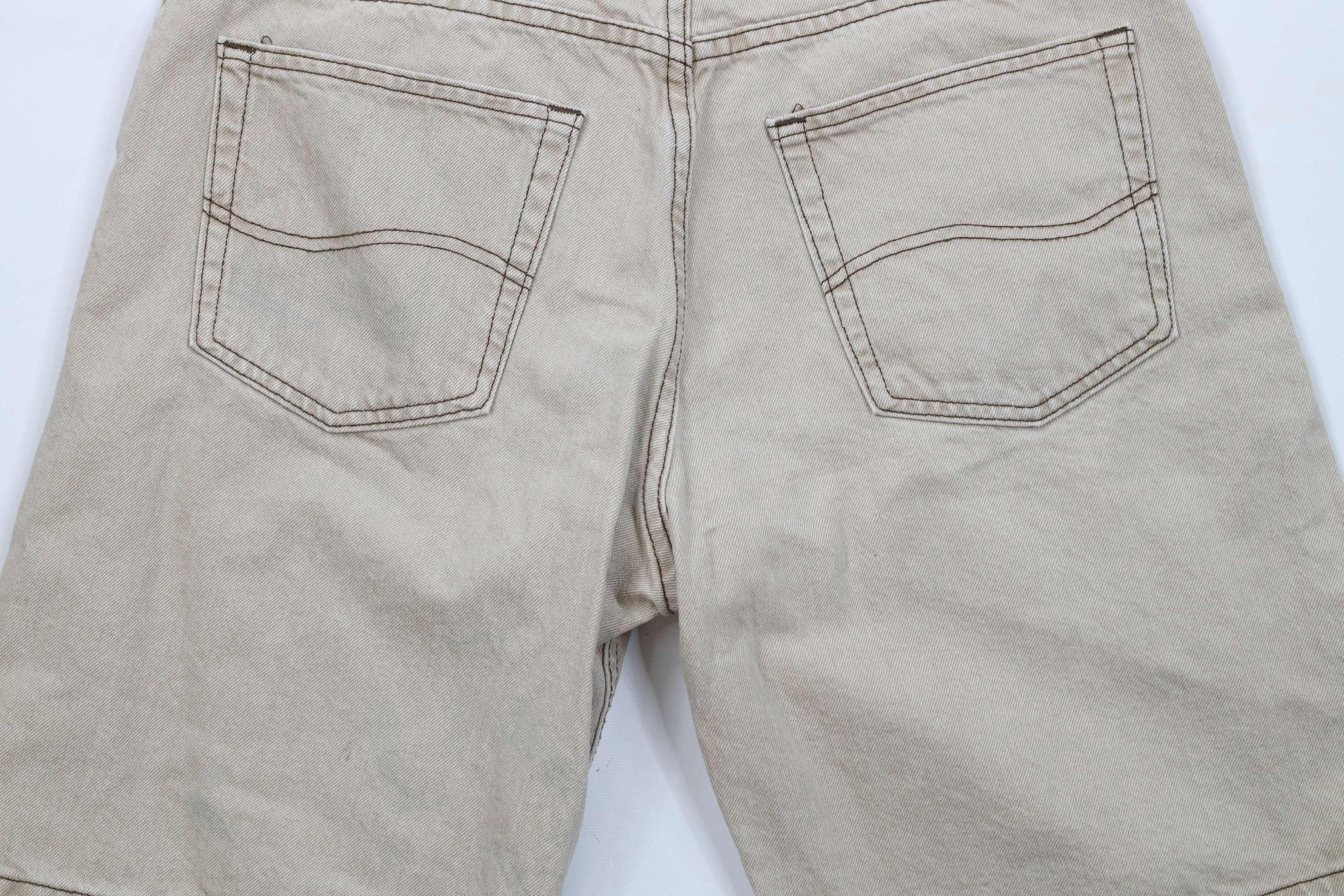 Lee × Vintage Vintage 90s Lee Above Knee Denim Jean Shorts Jorts Cotton Size US 34 / EU 50 - 11 Thumbnail