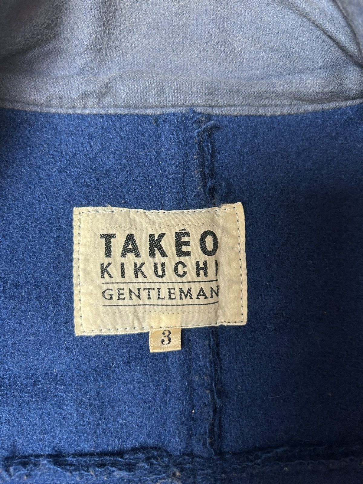 Designer × Japanese Brand × Takeo Kikuchi TAKEO KIKUCHI WOOL ZIPPER JACKET Size US M / EU 48-50 / 2 - 5 Thumbnail