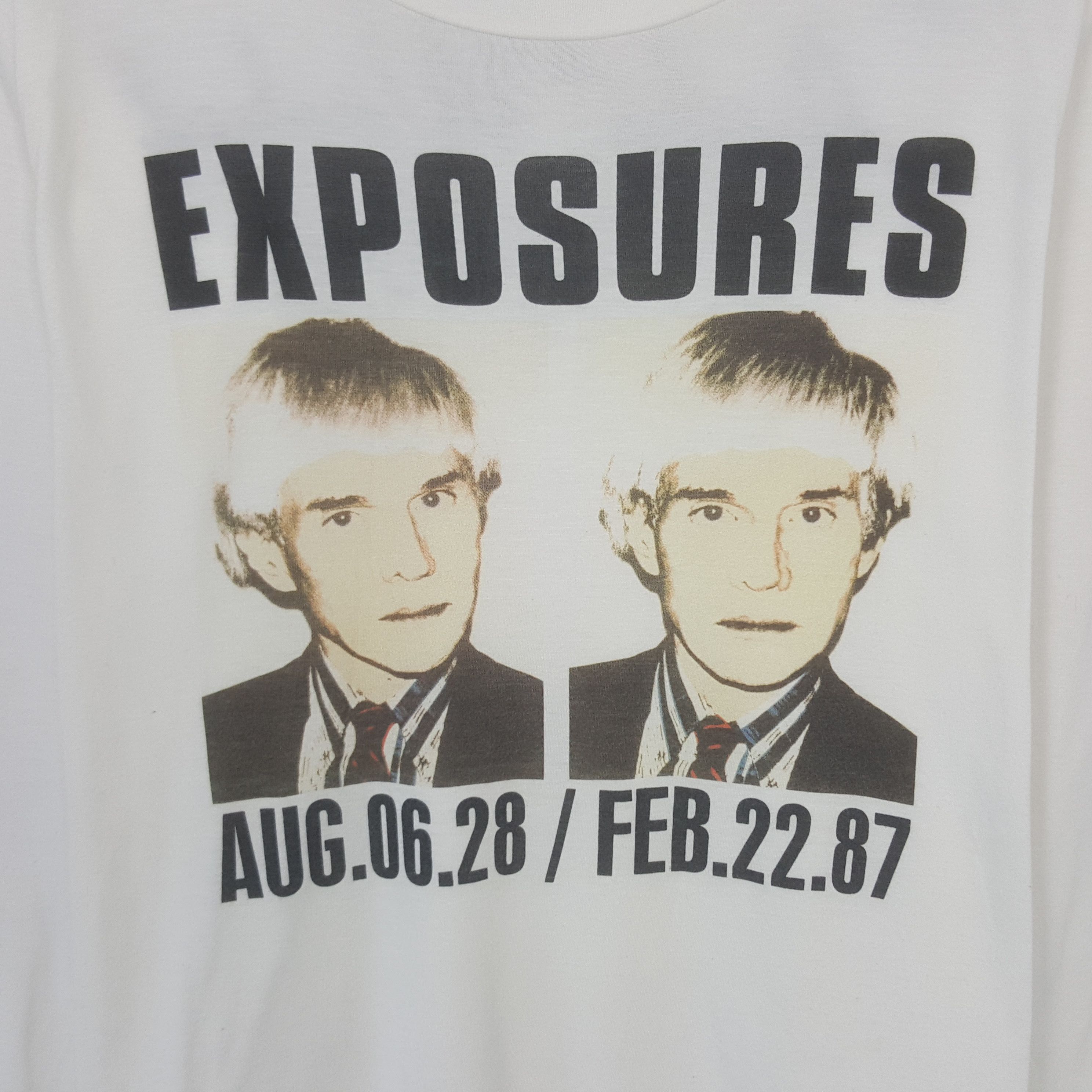 Band Tees Vintage Andy Warhol by Hysteric x Exposures Tshirt Size US S / EU 44-46 / 1 - 2 Thumbnail