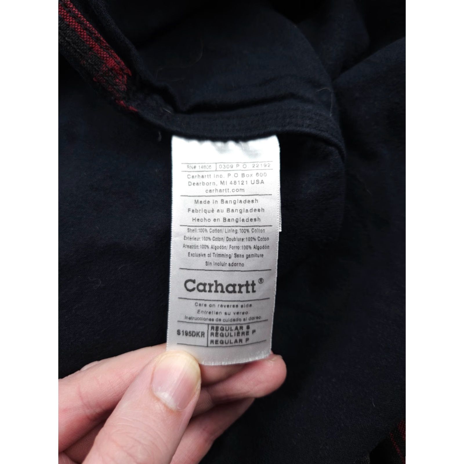 Carhartt VINTAGE Carhartt Jacket Coat Mens Small Plaid Lumberjack Snap Heavy Flannel S195DKR Size US S / EU 44-46 / 1 - 7 Thumbnail