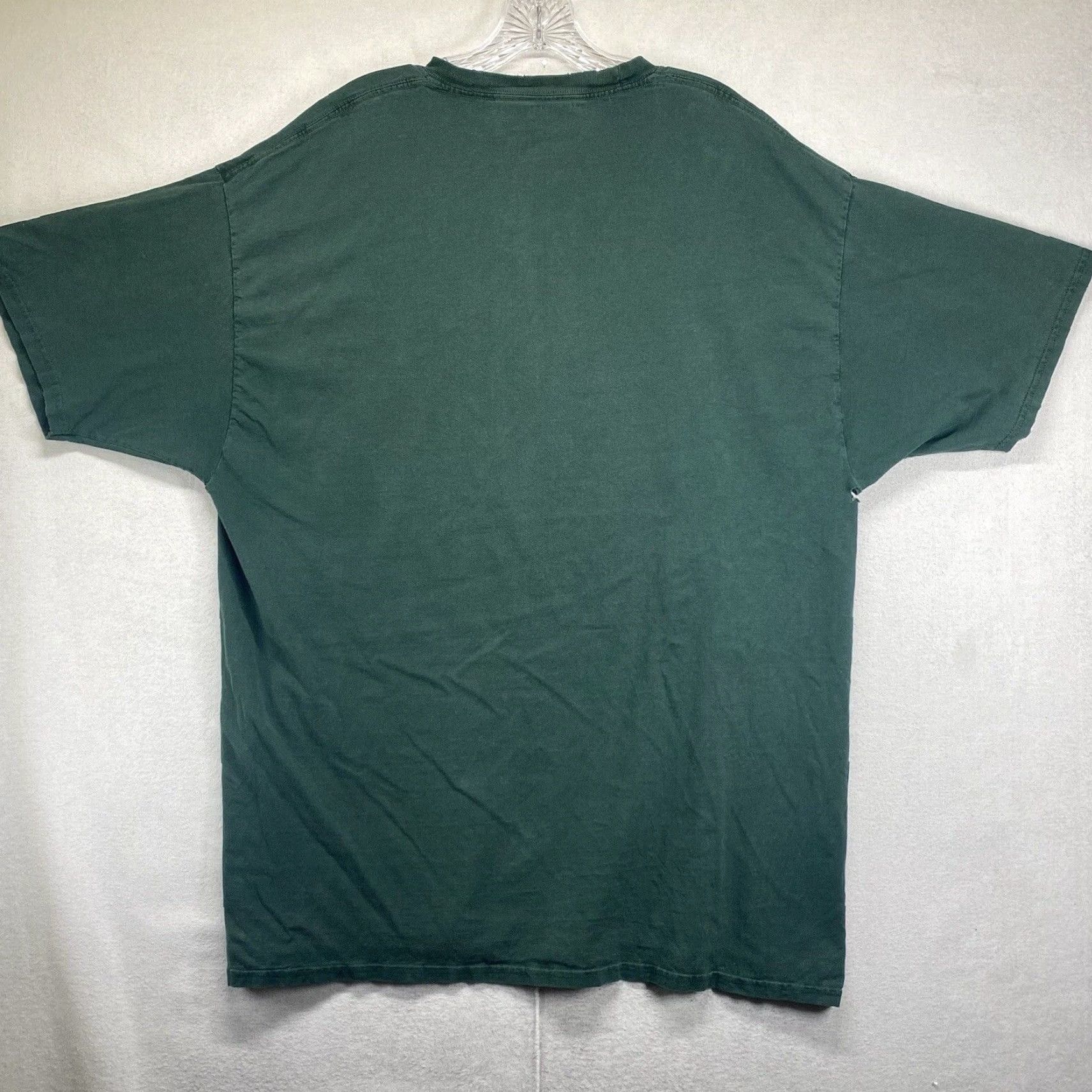Hanes VINTAGE Hanes Beefy T Shirt Men XL Green 90s Grunge Y2K Short Sleeve Crew Neck Cotton Size US XL / EU 56 / 4 - 2 Thumbnail