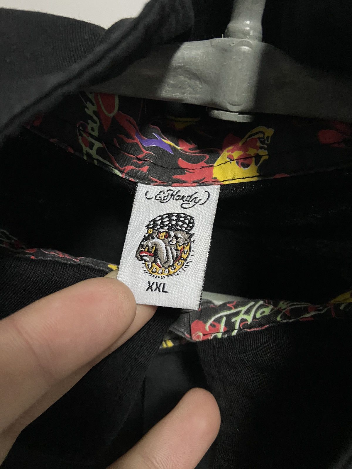 Ed Hardy × Vintage Ed hardy 1/4 longsleeve Vintage big Logo snake cobra tattoo Size US XXL / EU 58 / 5 - 7 Thumbnail