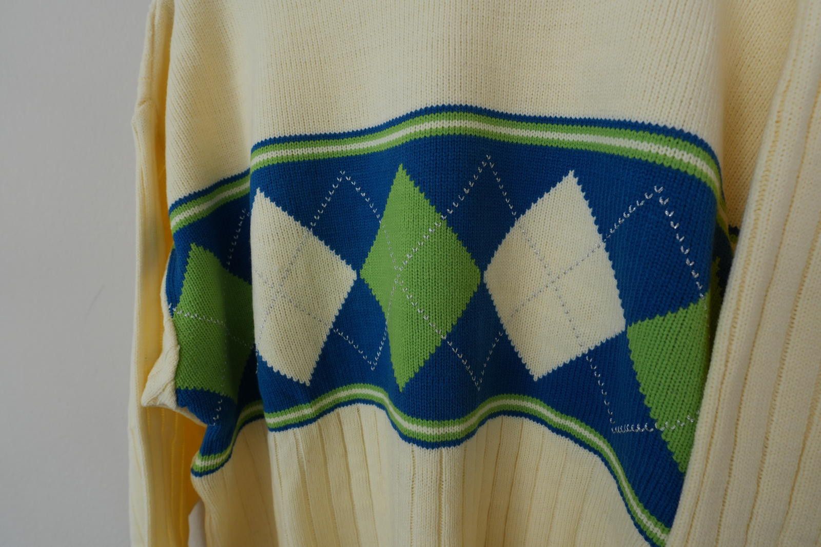 Bare Fox Bare Fox Sweater Women's XL Cream Knit Striped NWT Size XL / US 12-14 / IT 48-50 - 2 Thumbnail