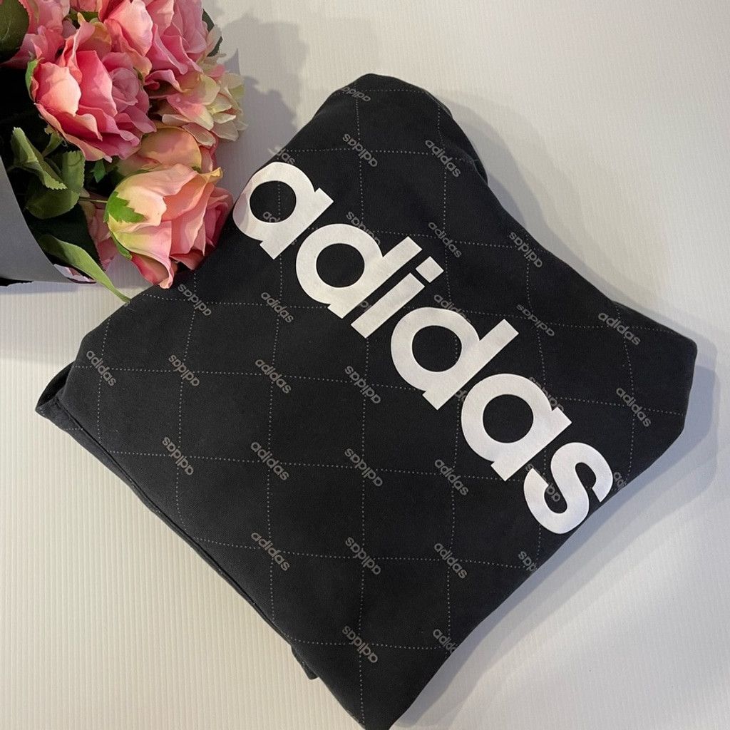 Adidas Adidas Black & White Hoodie size XL Size US XL / EU 56 / 4 - 4 Thumbnail