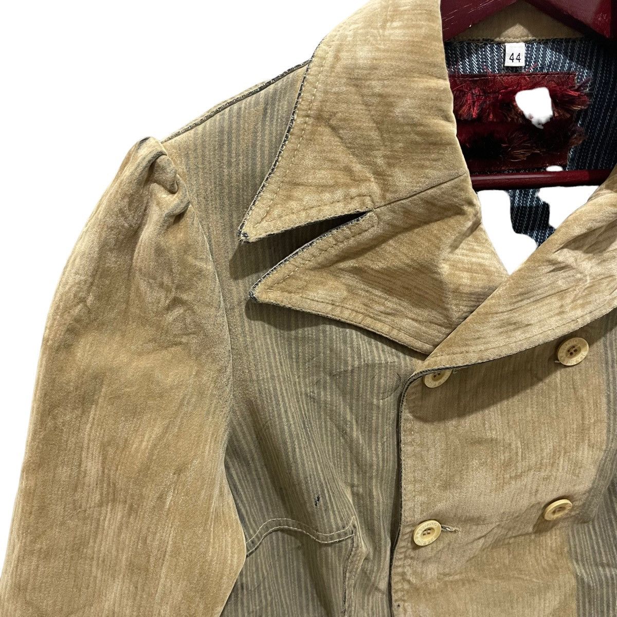 Vintage Pianurastudio Double Breasted Cropped Jacket Size M / US 6-8 / IT 42-44 - 4 Thumbnail