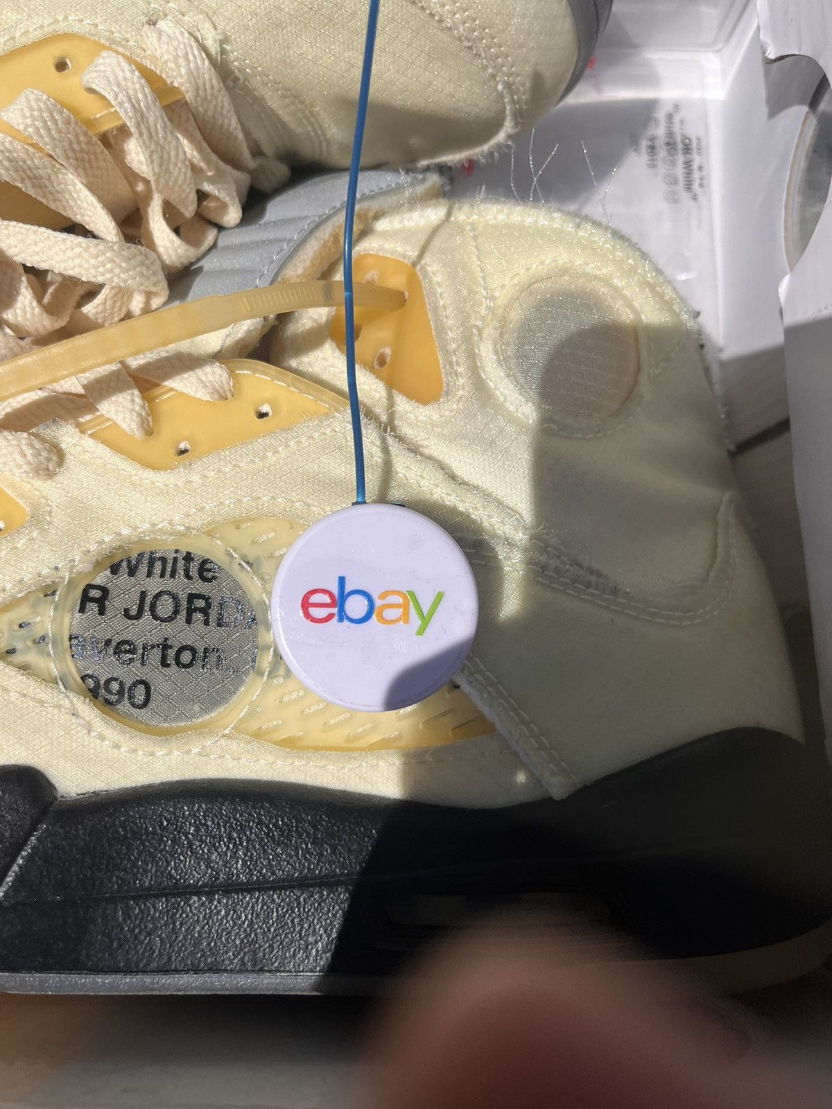 Jordan Brand Jordan Offwhite 5 ‘Sail’ Size US 9 / EU 42 - 7 Thumbnail