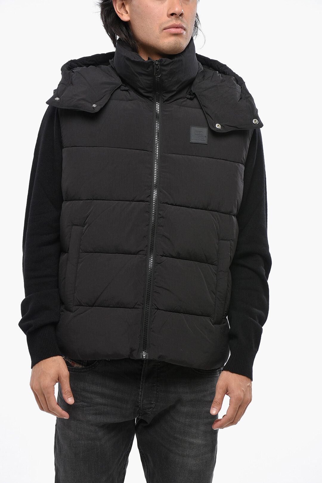 Diesel Quilted Gilet STEP-OUT with Removable Hood Size US XS / EU 42 / 0 - 1 Thumbnail